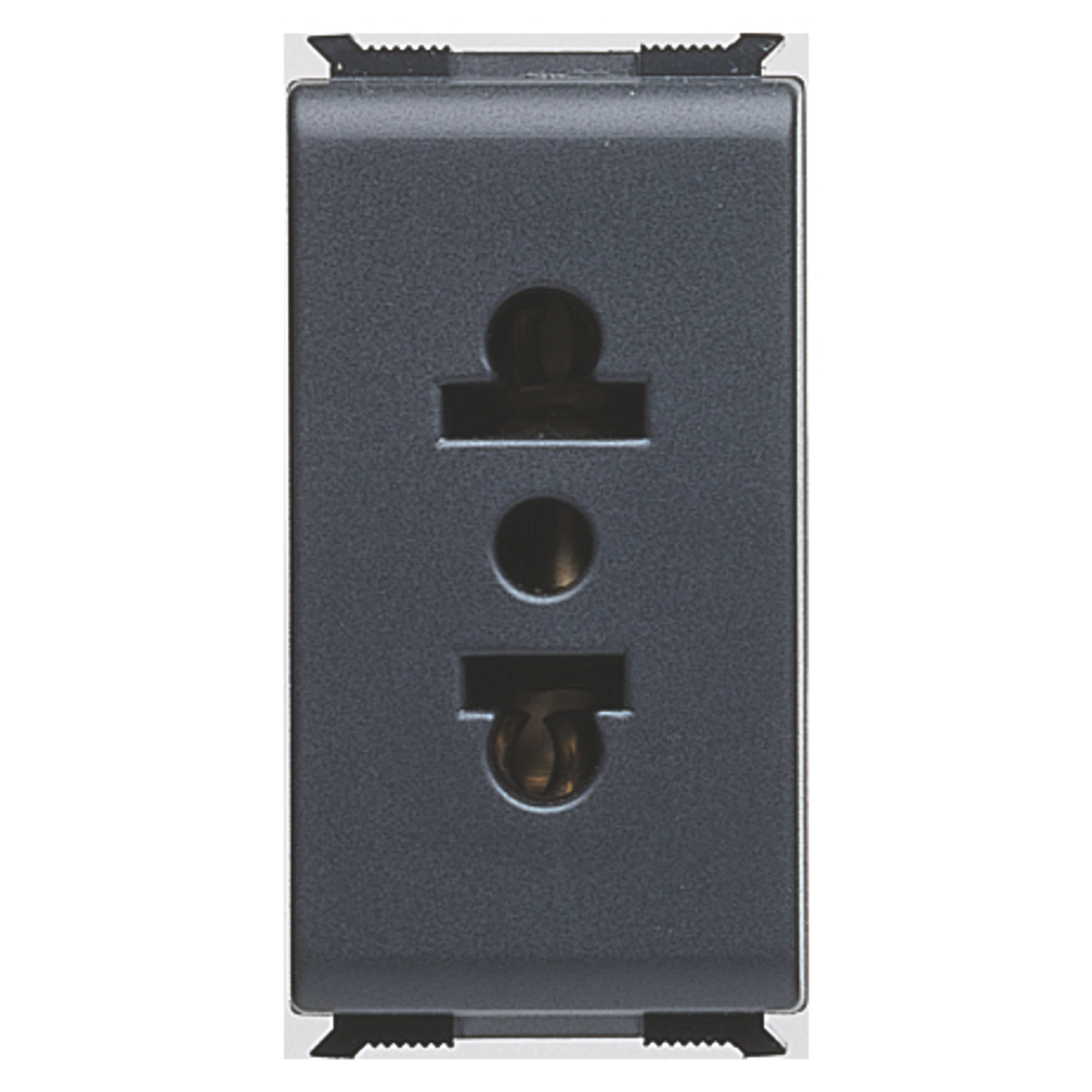 GEWISS GW30227 EURO AMERICAN STANDARD SOCKET-OUTLET - 250/125V ac - 2P+E 10/15A - 1 MODULE - PLAYBUS (img_001)
