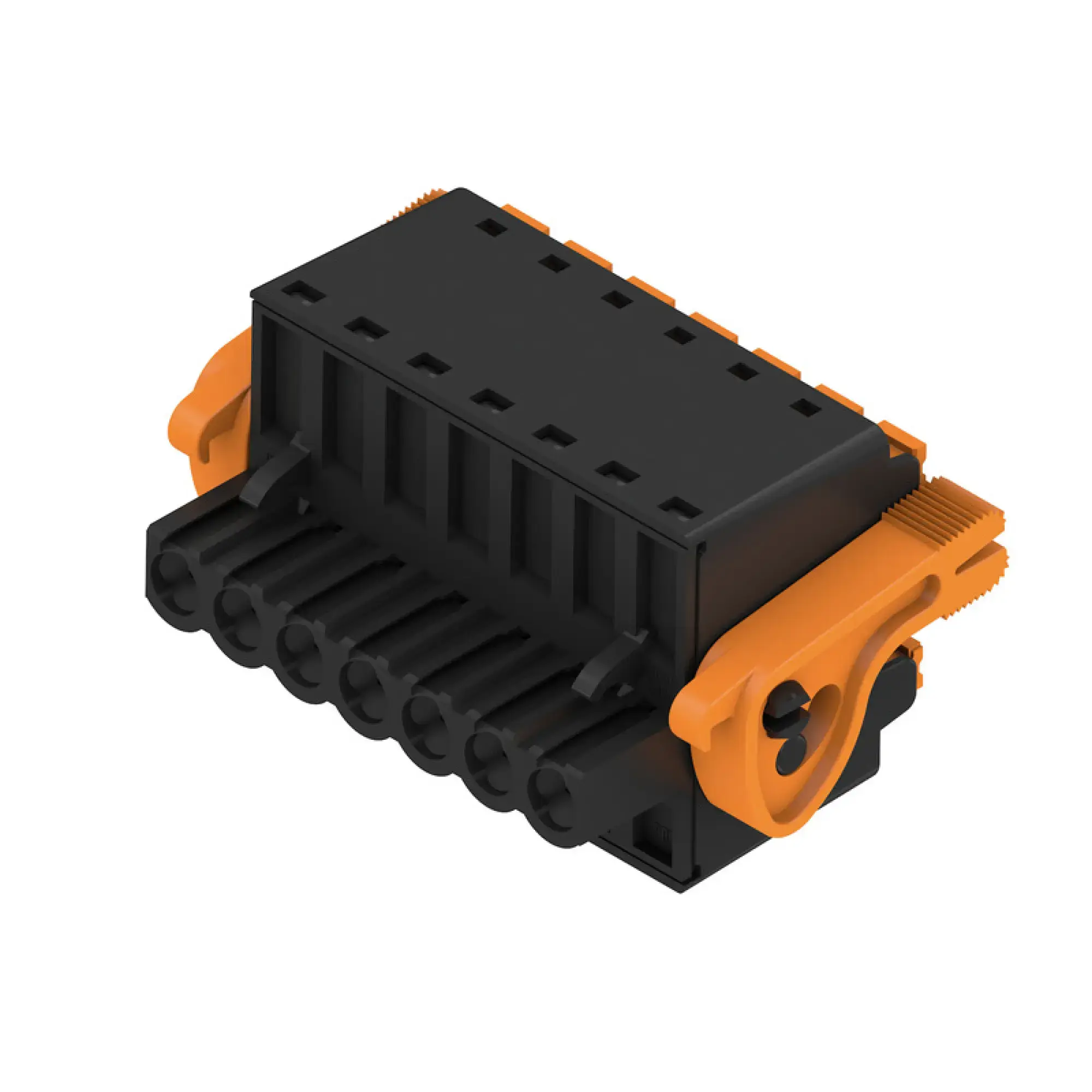 Weidmüller 1001060000 PCB connector (wire connection), 320 V, 20.8 A, Pitch in mm: 5.08, 3.31 mm², Number of poles: 7, PUSH IN with actuator, Box (img_001)