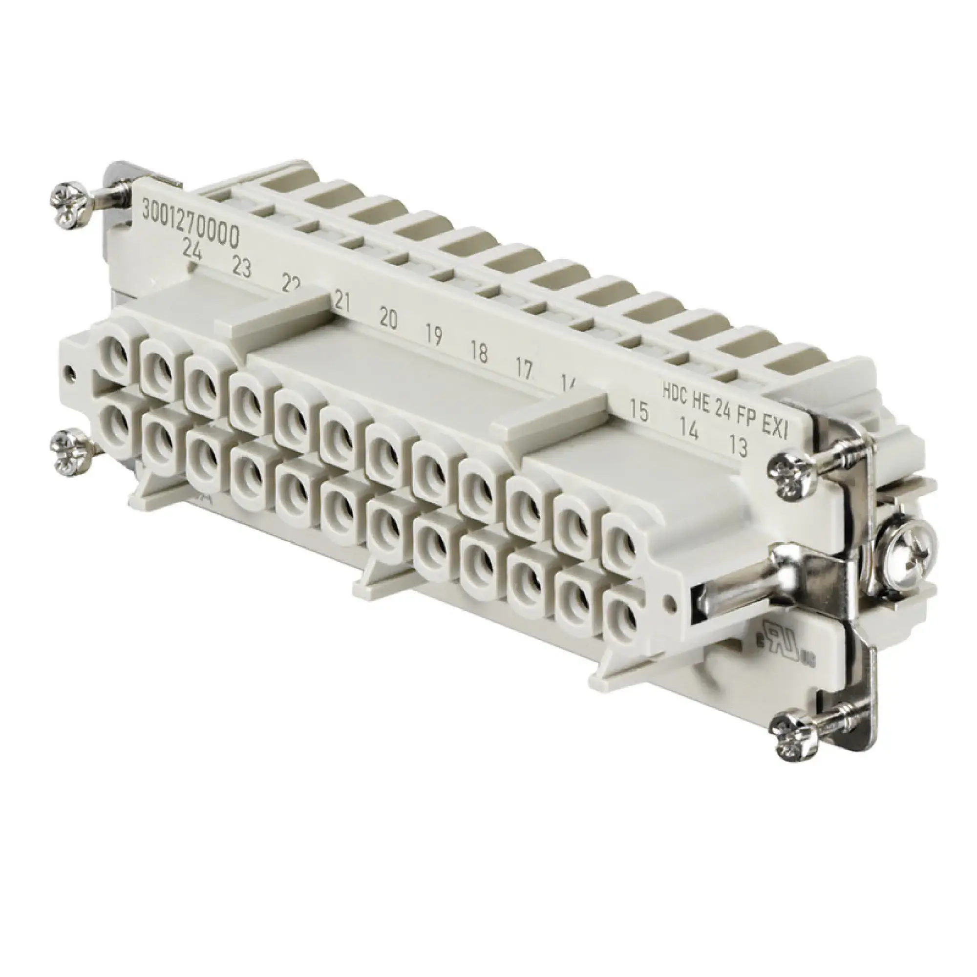 Weidmüller 3001270000 Contact insert (industry plug-in connectors), Female, 5 A, Number of poles: 24, PUSH IN, Size: 8 (img_001) Weidmüller 3001270000 Contact insert (industry plug-in connectors), Female, 5 A, Number of poles: 24, PUSH IN, Size: 8 (img_001)