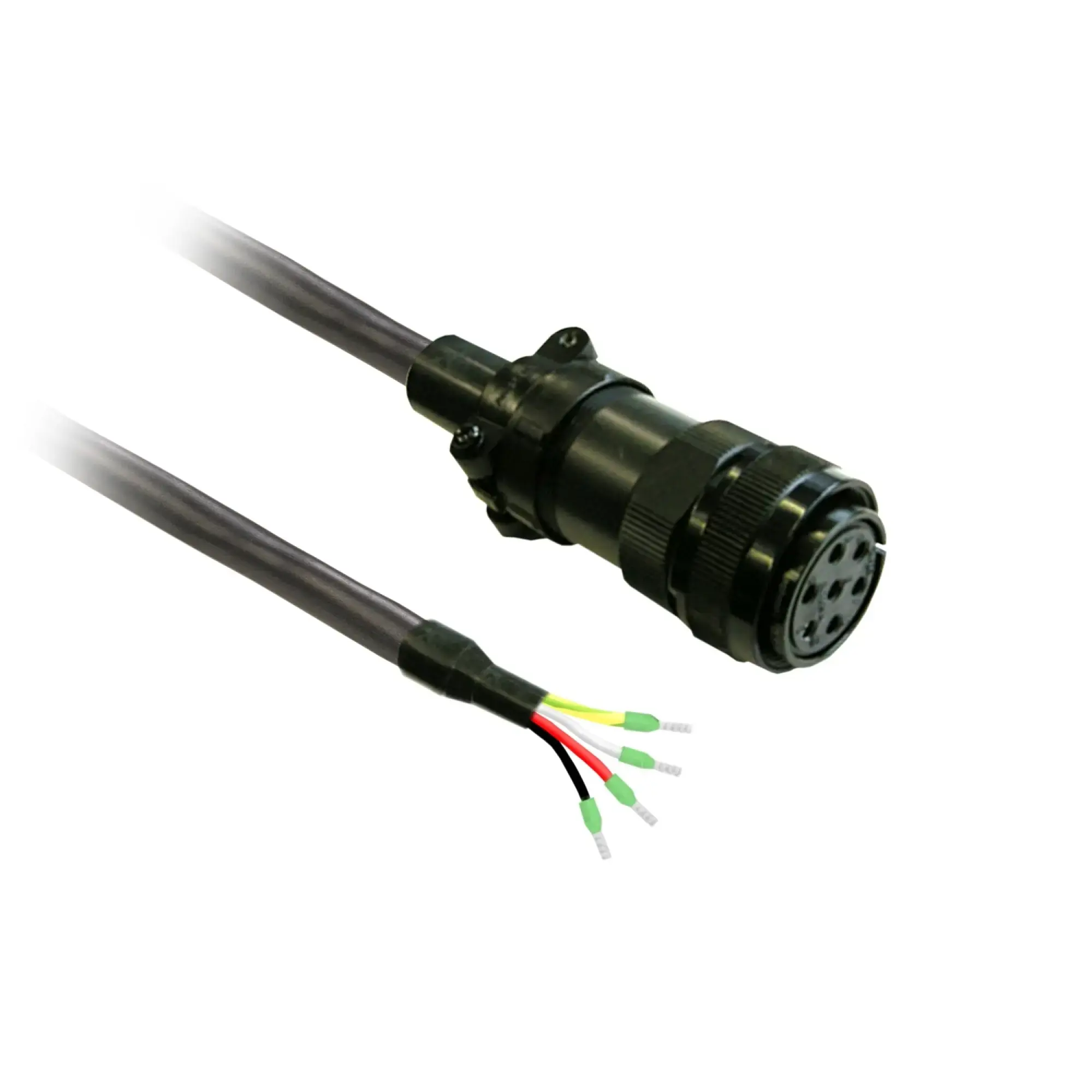 Schneider Electric VW3M5D6AR30 Power cable 3m shielded, 4x6mm2, BCH2 MIL connection (img_002)