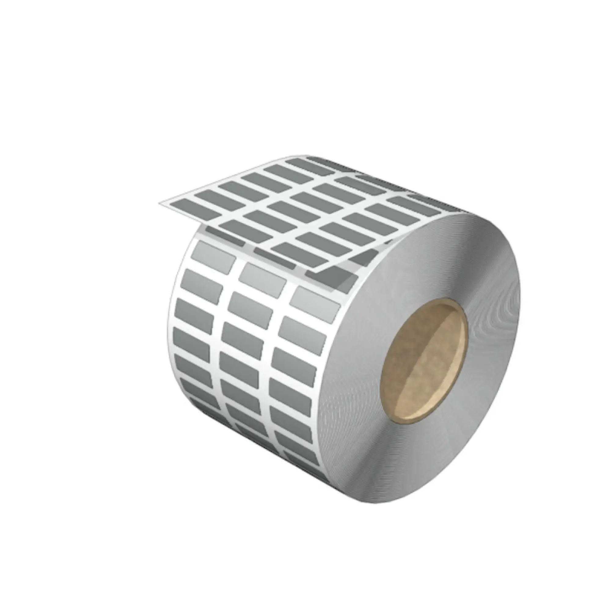 Weidmüller 2713810000 Device marking, Width: 18 mm, Polyester, silver, Operating temperature range: -40...150 °C (img_001)