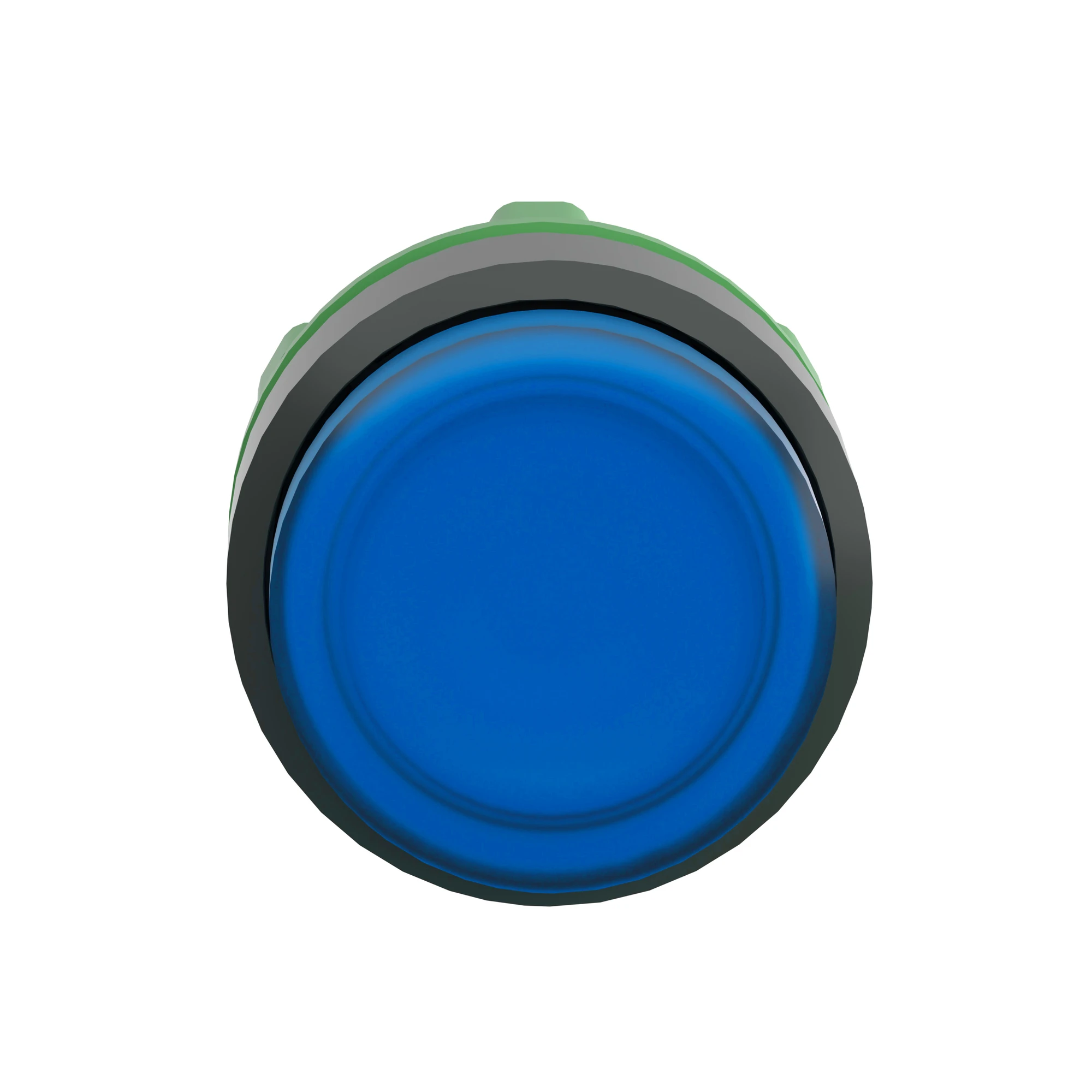 Schneider Electric ZB5AW163 Illuminated pushbutton, front element, Harmony XB5, plastic, 22mm, blue, projecting, for universal LED (img_007)