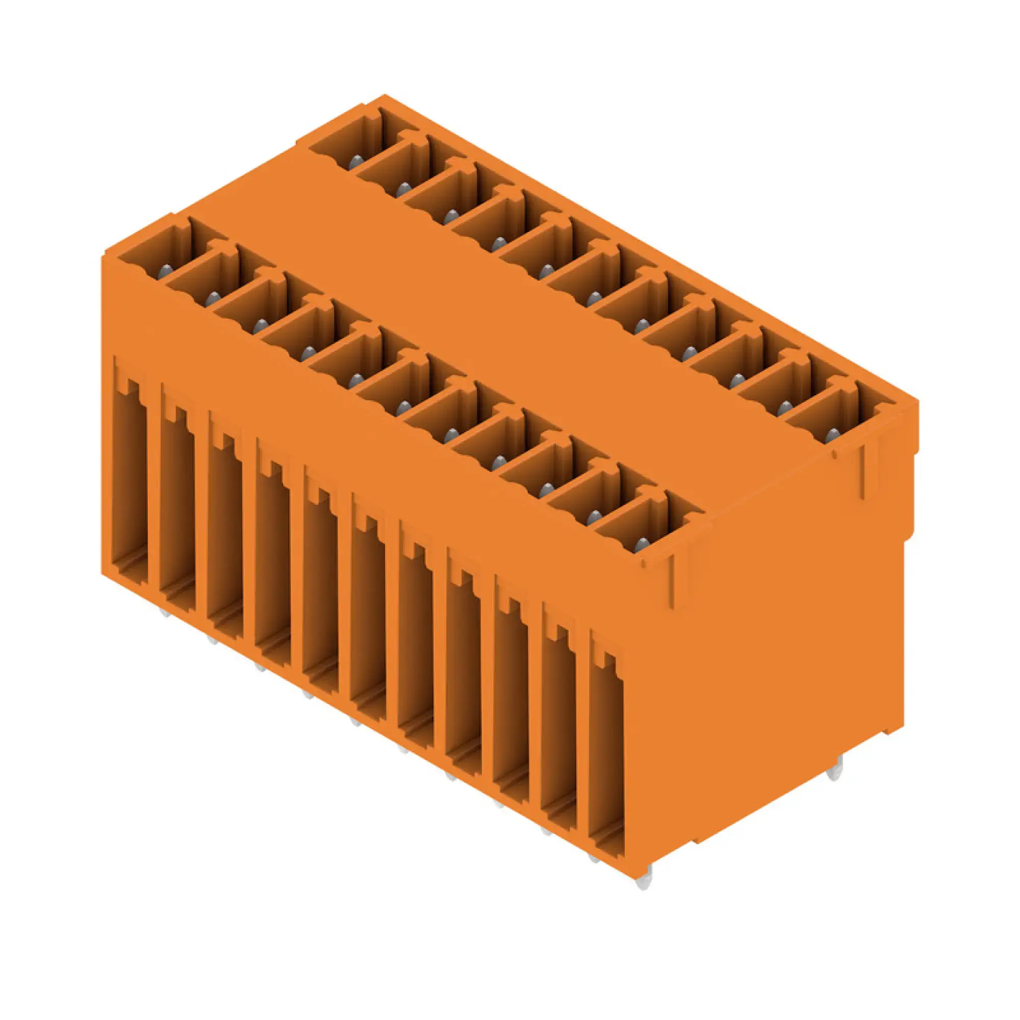 Weidmüller 1030030000 PCB connector (board connection), 160 V, 17.5 A, Pitch in mm: 3.81, Number of poles: 22, THT solder connection, Box (img_001)