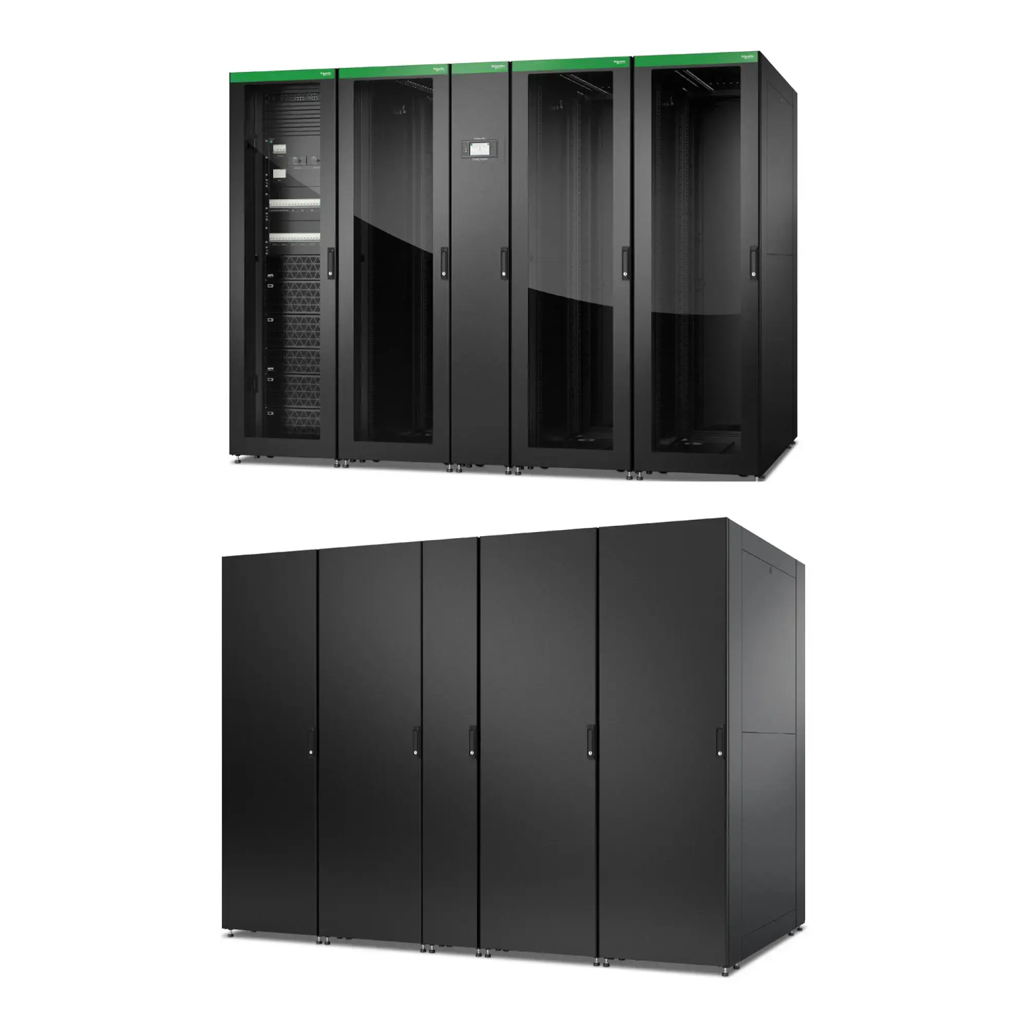 APC ACCS2007 Containment-Adapter für Easy Cooling Row CW, Rückseite, 42HE, Schwarz, 300mm breit (img_005)