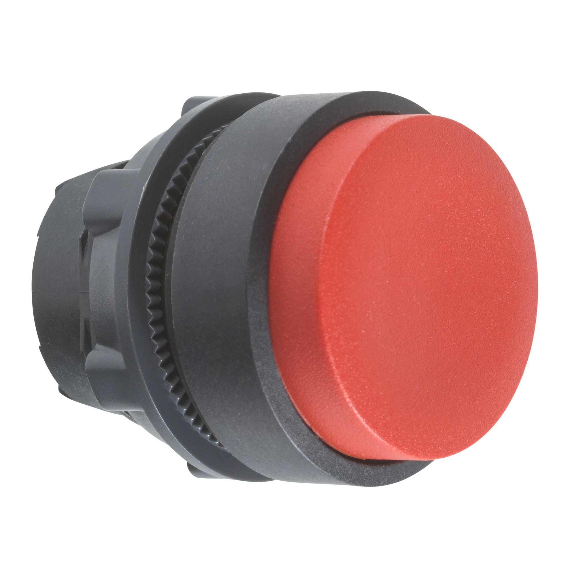 Schneider Electric ZB5AL4 Pushbutton, front element, Harmony XB5, plastic, 22mm, red, protruding, unlabelled, momentary (img_001)