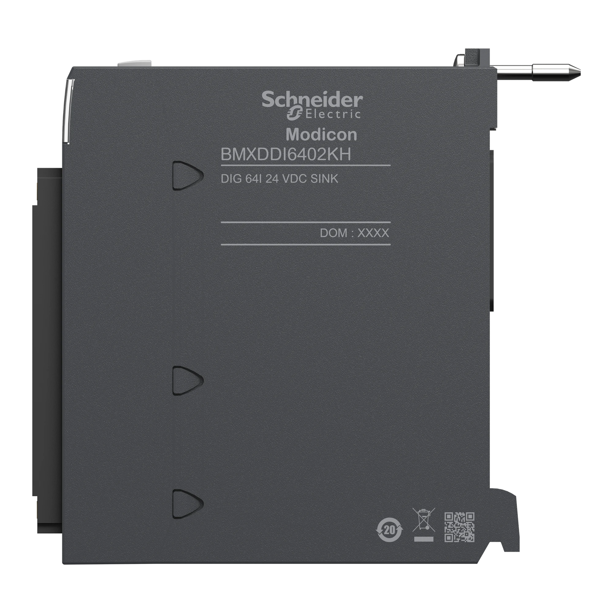 Schneider Electric BMXDDI6402KH Modicon X80 I/O Module, 64 digital inputs, 24V DC, pin connector, robust design (img_005)