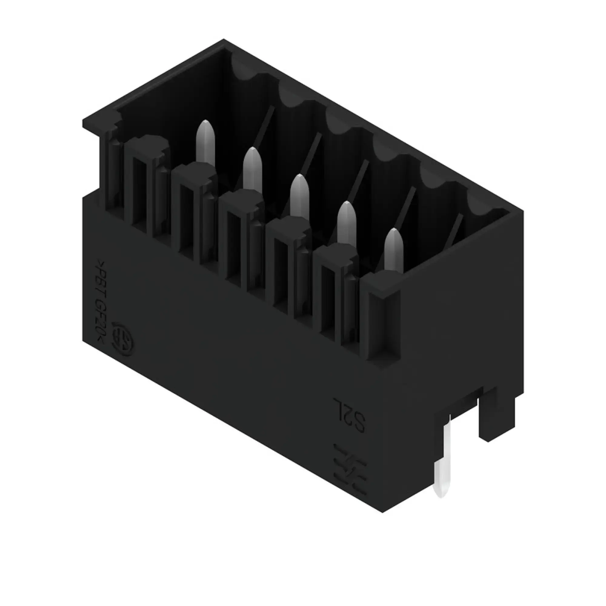 Weidmüller 1728980000 PCB connector (board connection), 125 V, 10 A, Pitch in mm: 3.50, Number of poles: 12, THT solder connection, Box (img_001)