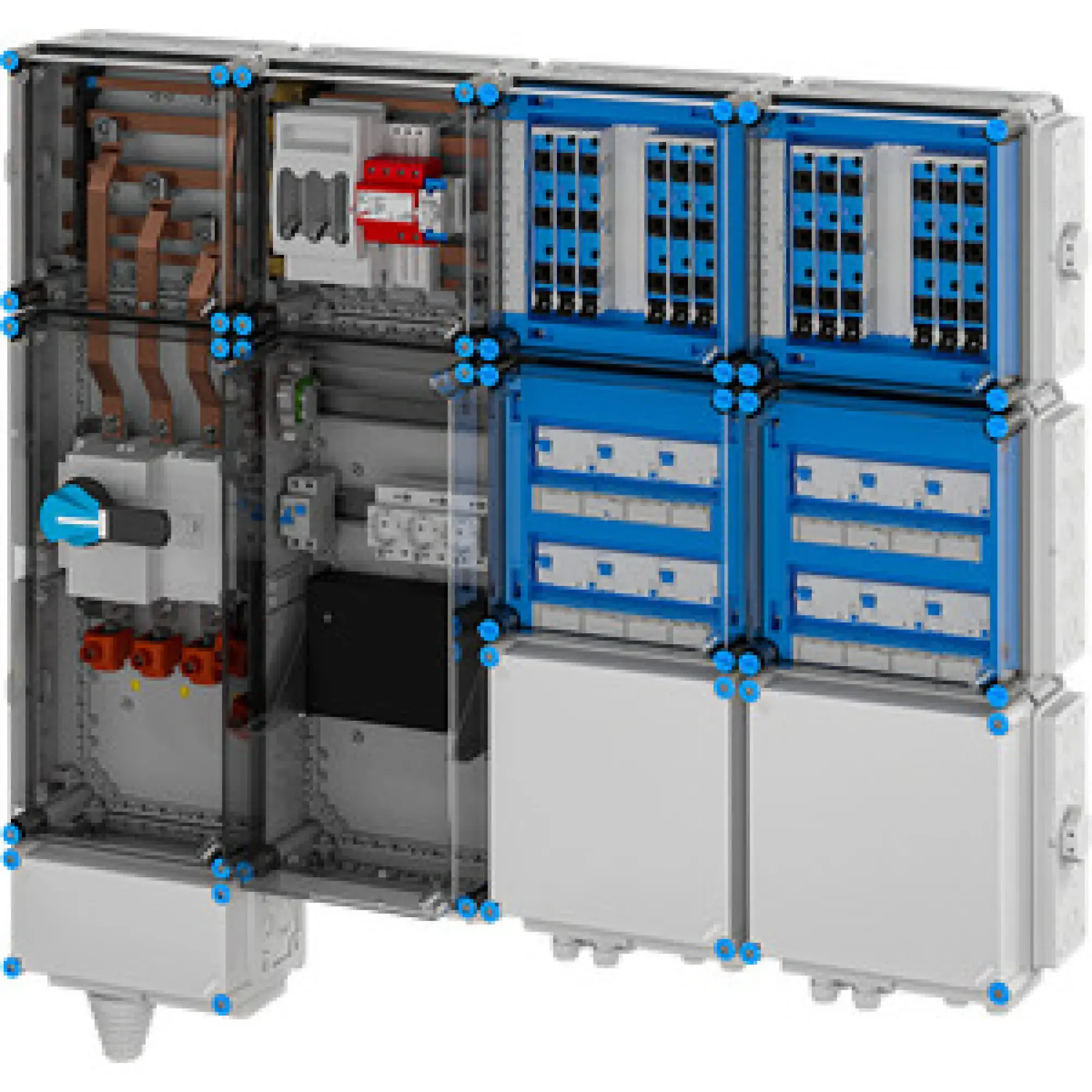 Hensel 65000116 Ladeverteiler für bis zu 12 Ladepunkte à 11kW Mi EV 11kW 12101 (img_002) Hensel 65000116 Ladeverteiler für bis zu 12 Ladepunkte à 11kW Mi EV 11kW 12101 (img_002)