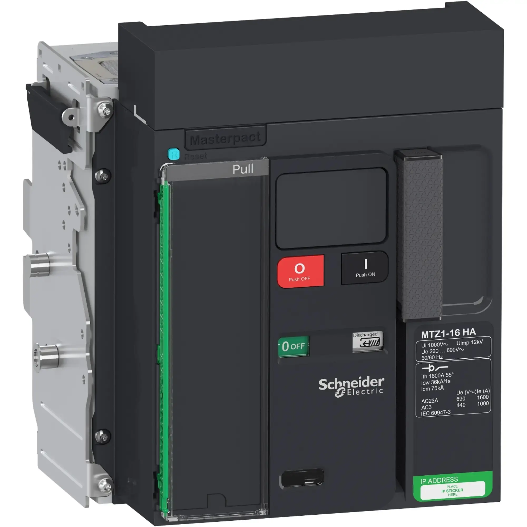Schneider Electric LV847256 MasterPact MTZ1 1600A HA Icm=60kA/690V 3P Load Break Switch Insert (img_002)