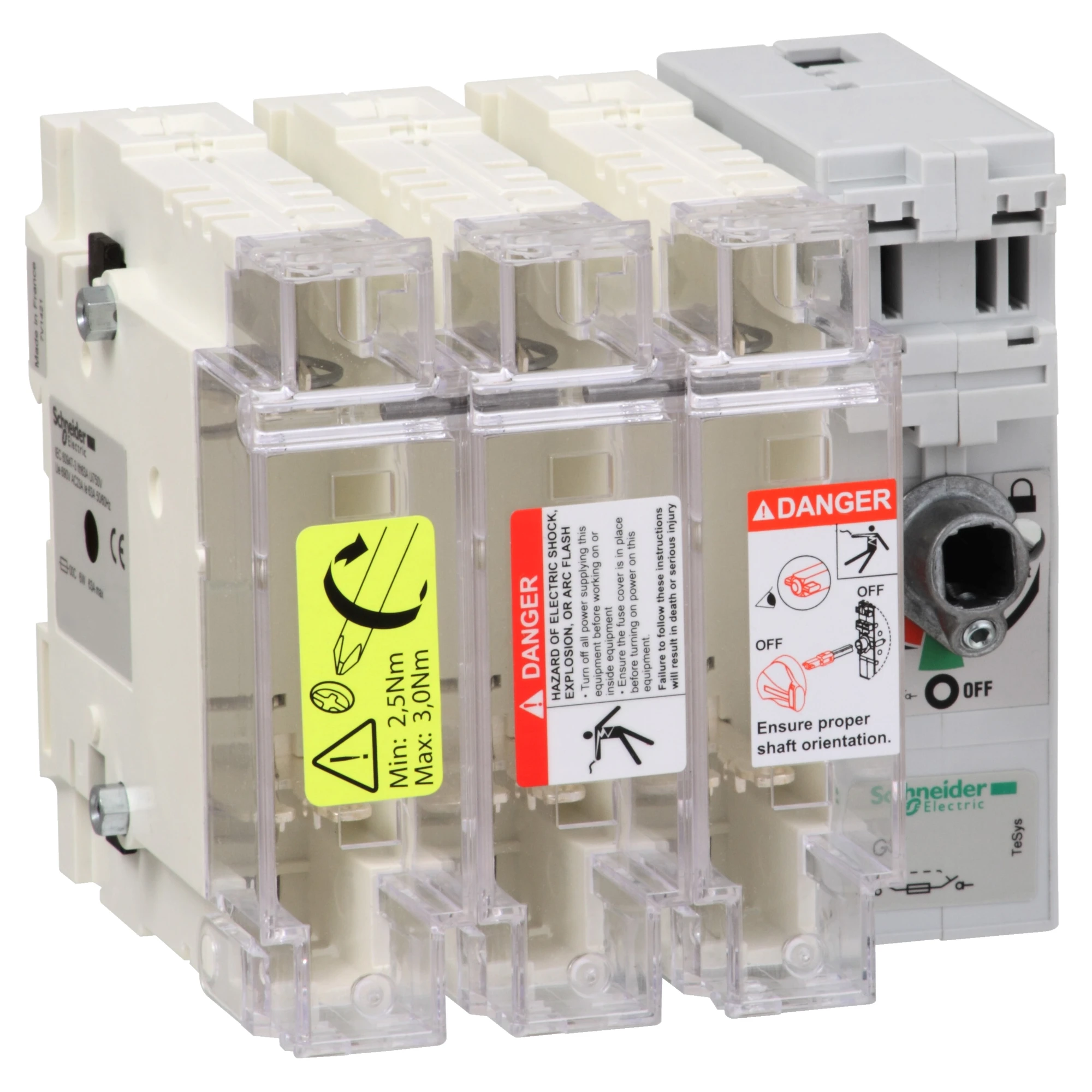 Schneider Electric GS2G3 Load disconnect switch with fuses TeSys GS2G, 3p, 63A, DIN 00C (img_001) Schneider Electric GS2G3 Load disconnect switch with fuses TeSys GS2G, 3p, 63A, DIN 00C (img_001)