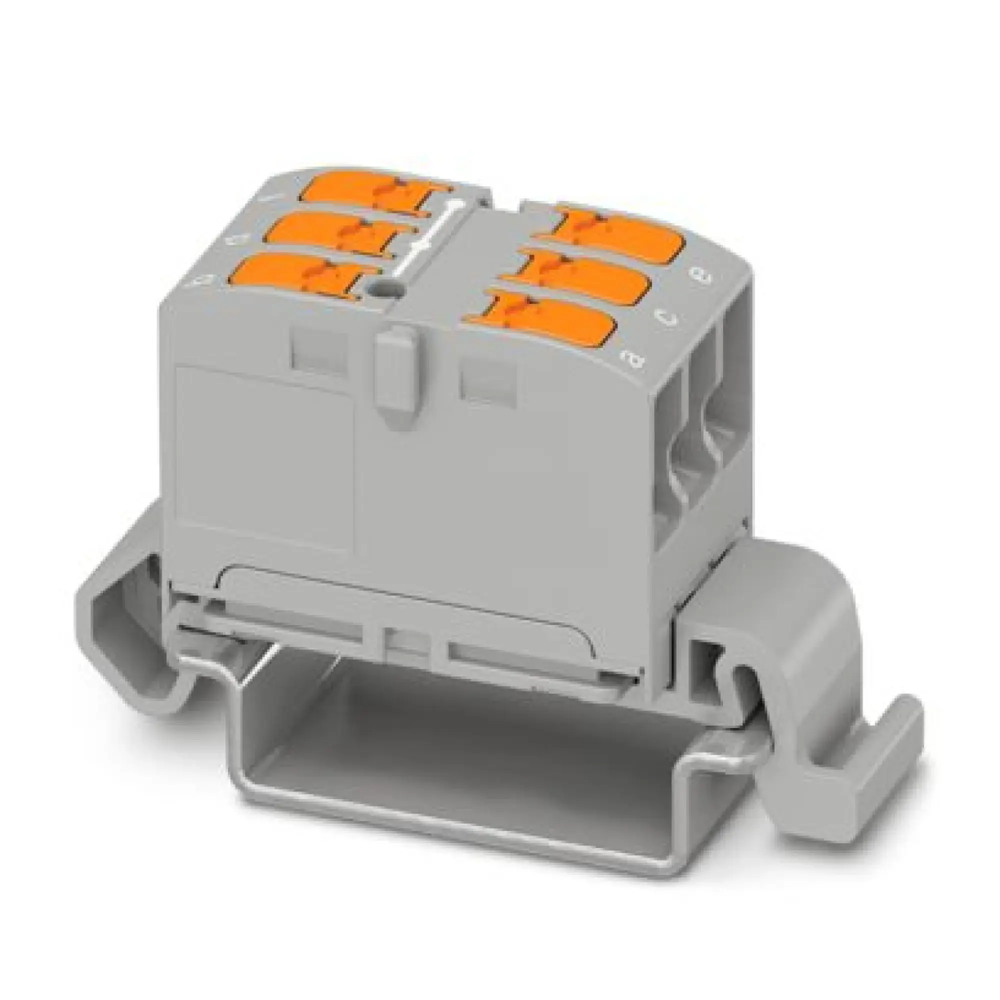 Phoenix Contact 1019526 Distribution block PTVFIX 6X2,5-NS35A GY (img_001) Phoenix Contact 1019526 Distribution block PTVFIX 6X2,5-NS35A GY (img_001)