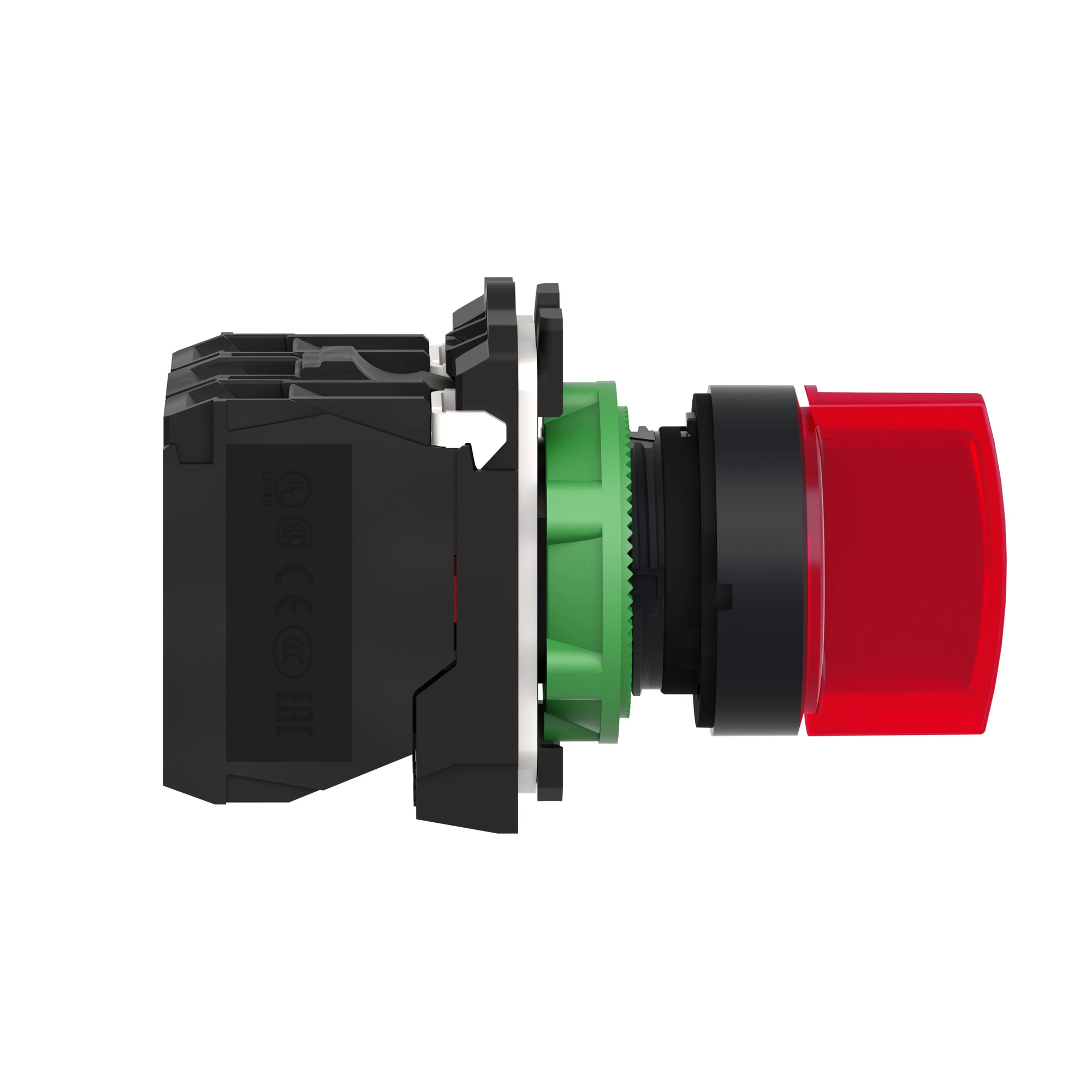 Schneider Electric XB5AK134B5 Illuminated selector switch, Harmony XB5, plastic, red, 22mm, universal LED, 3 positions, 1NO + 1NC, 24V ACDC (img_003)