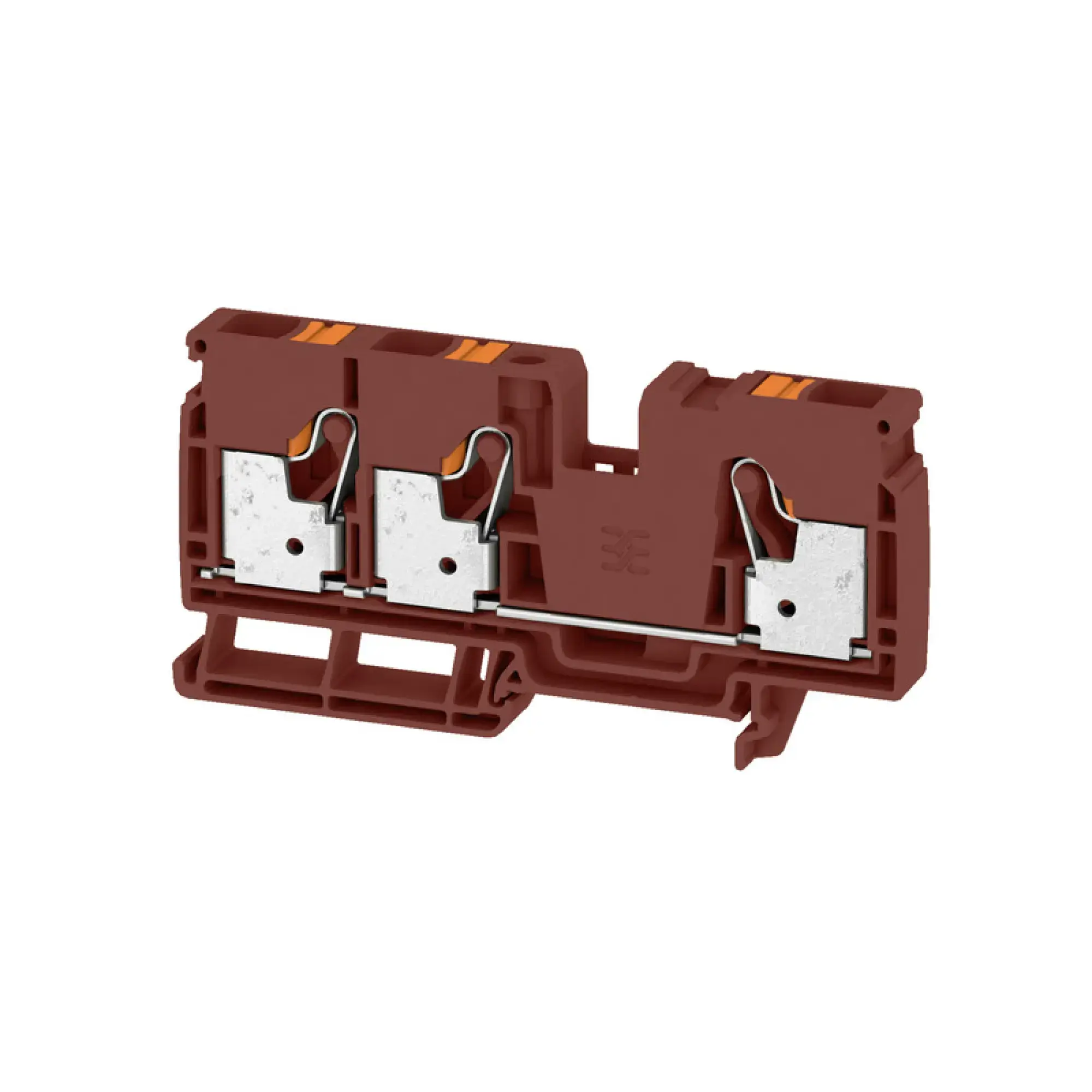 Weidmüller 2819960000 Feed-through terminal block, PUSH IN, brown, 10 mm², 57 A, 1000 V, Number of connections: 3 (img_001) Weidmüller 2819960000 Feed-through terminal block, PUSH IN, brown, 10 mm², 57 A, 1000 V, Number of connections: 3 (img_001)