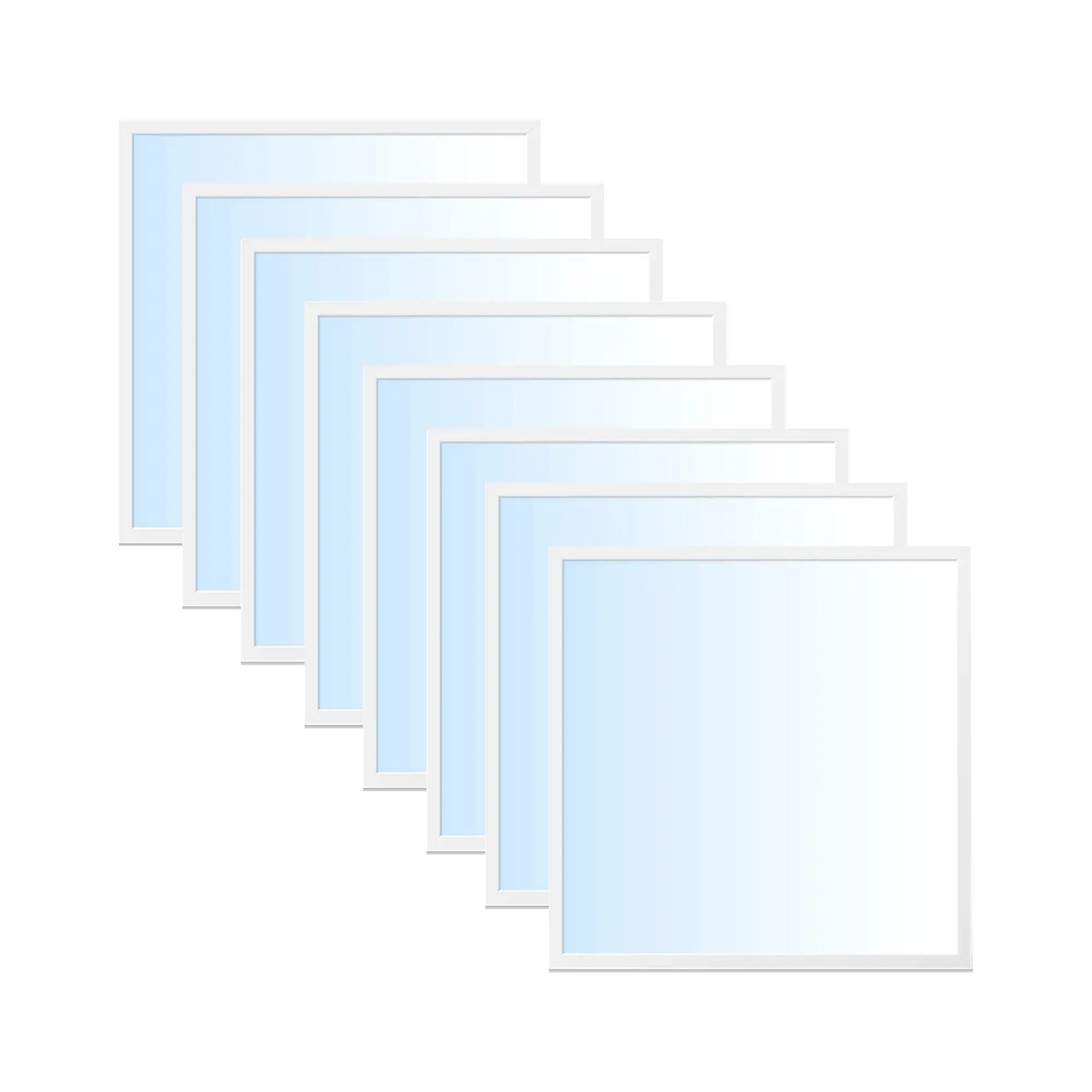 WSU Lights WS000001519-8 8-pack LED Panel, 62x62, cool white 6000K, 40W, 4400lm, UGR WSU Lights WS000001519-8 8-pack LED Panel, 62x62, cool white 6000K, 40W, 4400lm, UGR