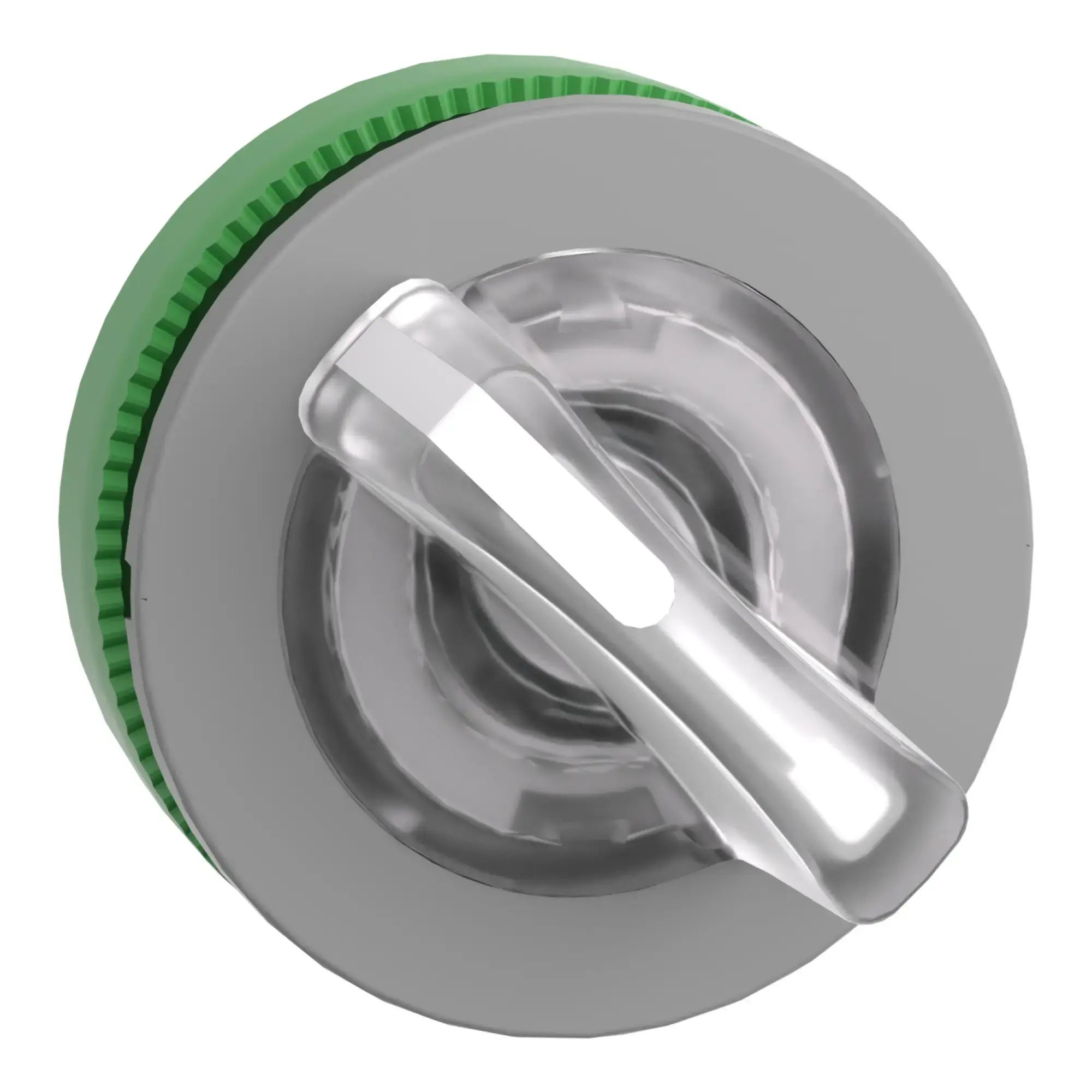 Schneider Electric ZB5FK1213C0 Illuminated selector switch, front element, Harmony XB5F, plastic, 30mm, white, for universal LED, 2 positions, latching (img_009)