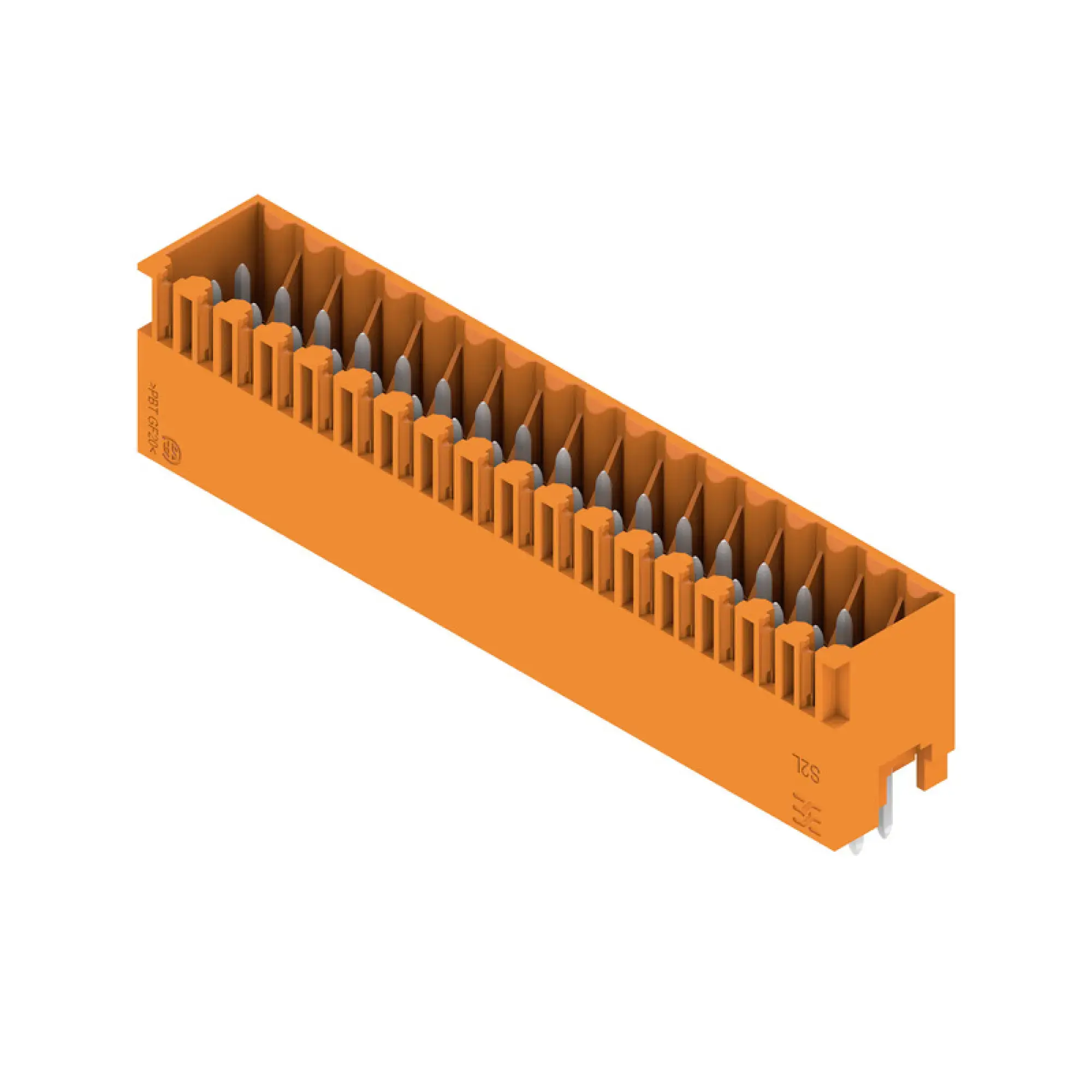 Weidmüller 1728930000 PCB connector (board connection), 125 V, 10 A, Pitch in mm: 3.50, Number of poles: 34, THT solder connection, Box (img_001)