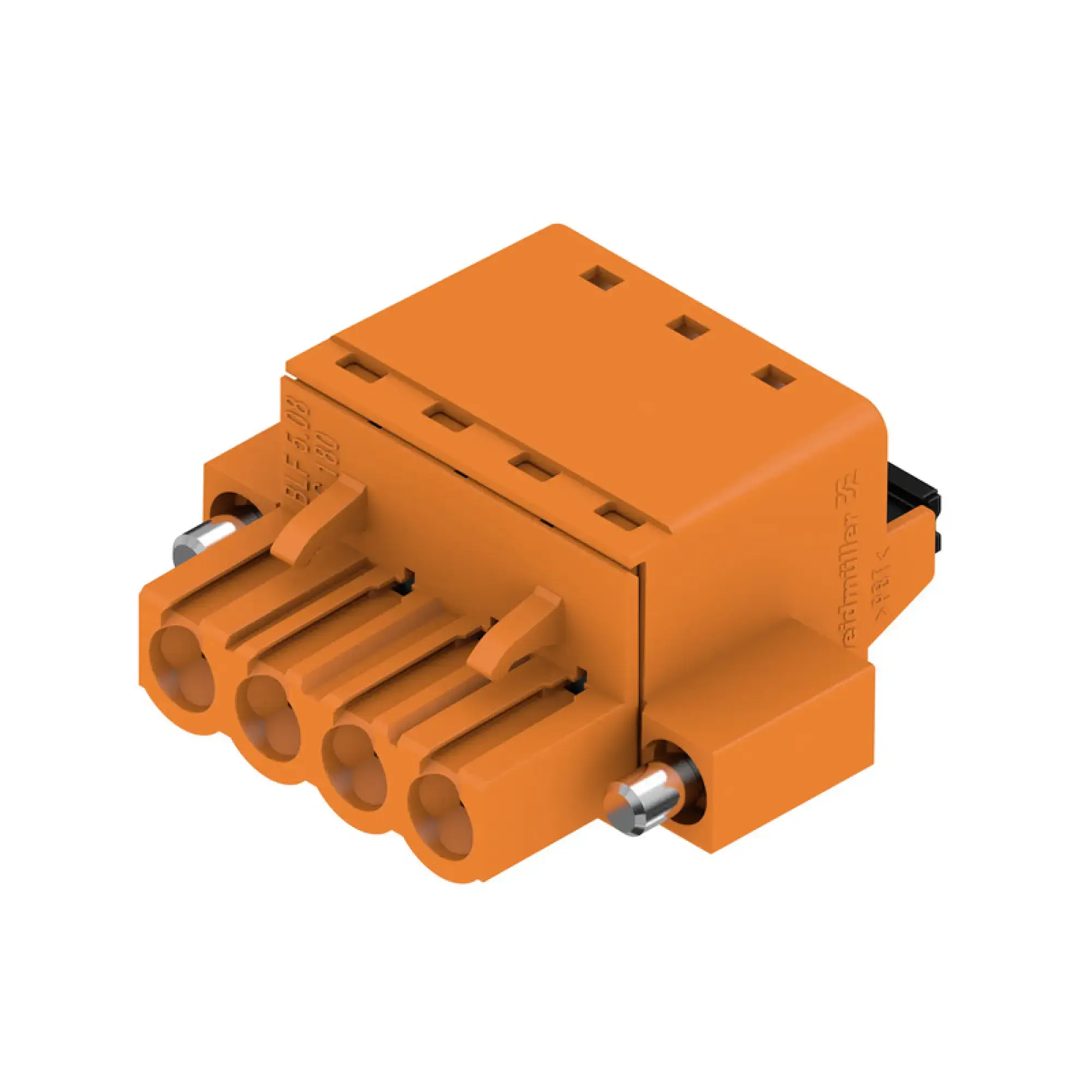Weidmüller 1013110000 PCB connector (wire connection), 320 V, 24 A, Pitch in mm: 5.08, 3.31 mm², Number of poles: 4, PUSH IN with actuator, Box (img_001)