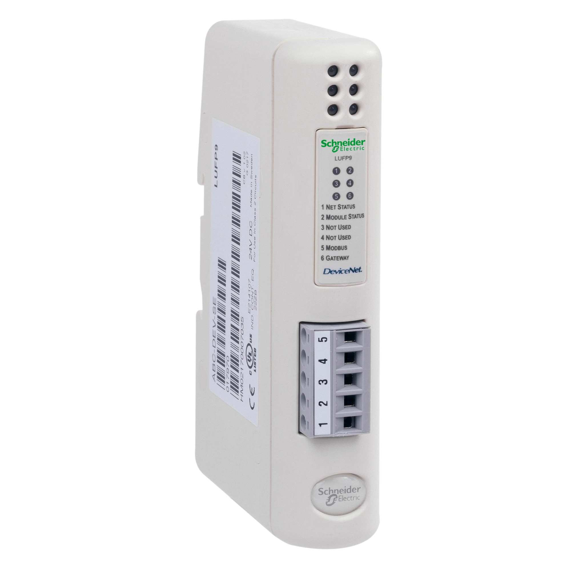 Schneider Electric LUFP9 Communication Gateway DeviceNet/Modbus, 1 DeviceNet Screw Terminal, 1 RJ45 Modbus (img_001) Schneider Electric LUFP9 Communication Gateway DeviceNet/Modbus, 1 DeviceNet Screw Terminal, 1 RJ45 Modbus (img_001)