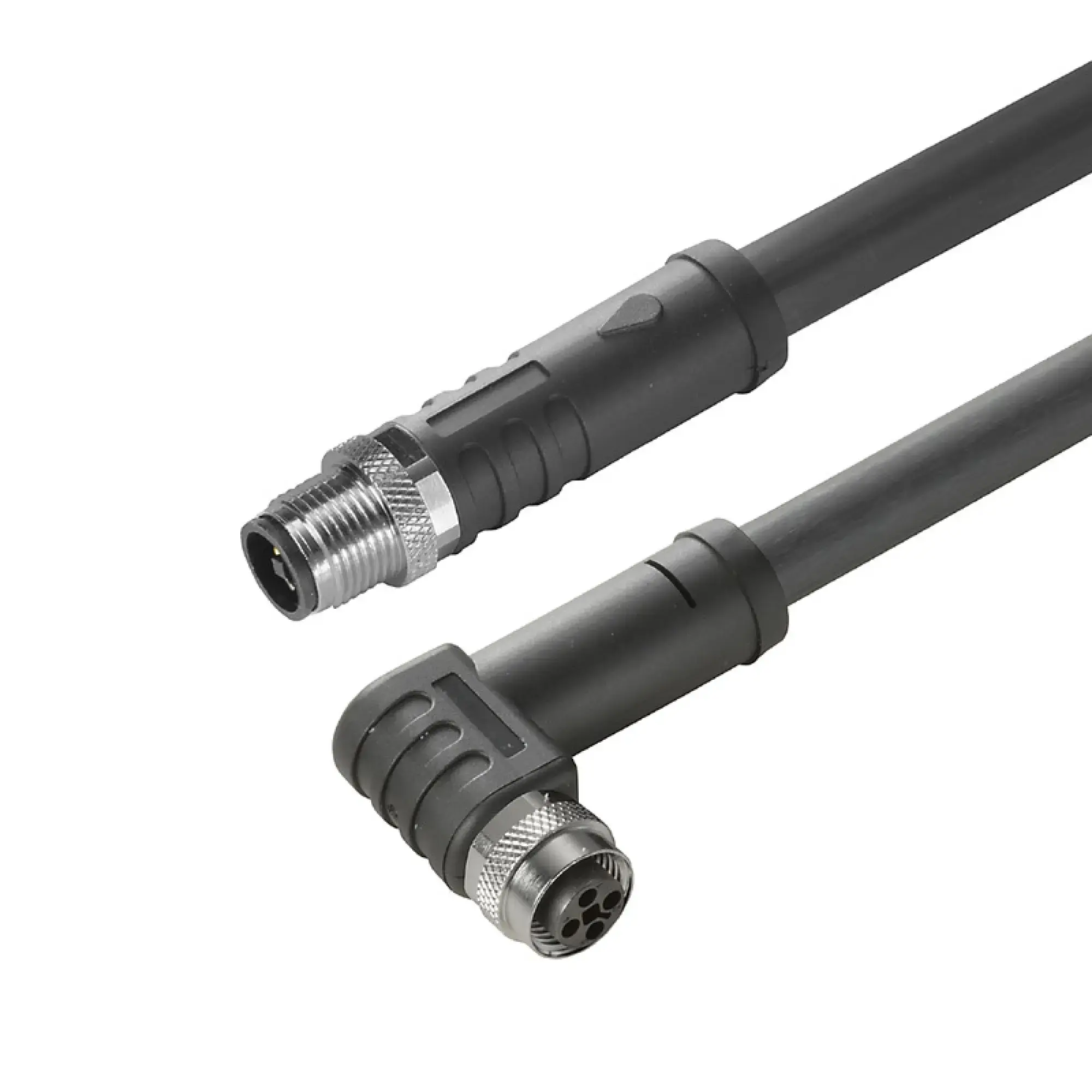 Weidmüller 2050831000 Sensor-actuator Cable (assembled), Connecting line, M12 / M12, Number of poles: 4, pin, straight - socket, 90°, LED: No, Cable length: 10 m, Shiel (img_001) Weidmüller 2050831000 Sensor-actuator Cable (assembled), Connecting line, M12 / M12, Number of poles: 4, pin, straight - socket, 90°, LED: No, Cable length: 10 m, Shiel (img_001)