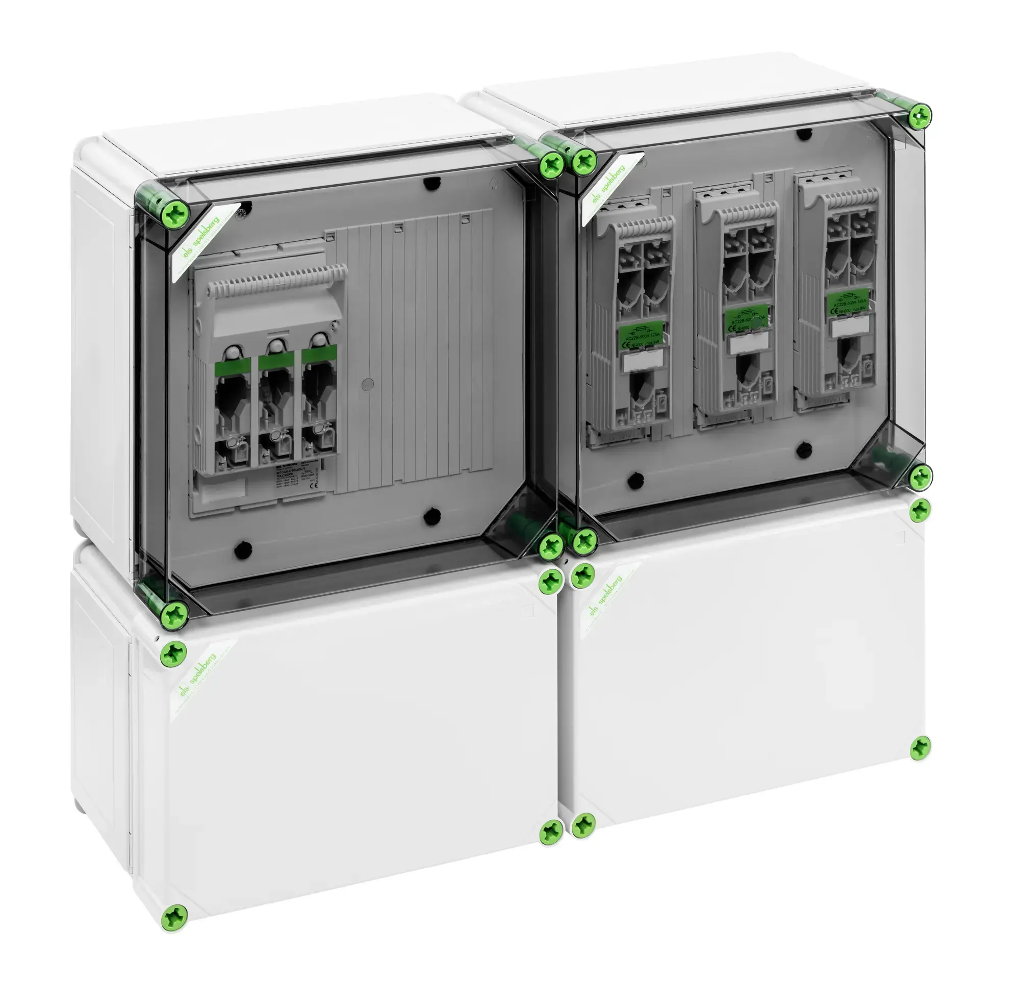 Spelsberg 03360701 GTi inverter collectors, transparent, Type of protection IP65, Impact strength IK08, Protection class II, Rated voltage 400V AC, Halogen free (img_001) Spelsberg 03360701 GTi inverter collectors, transparent, Type of protection IP65, Impact strength IK08, Protection class II, Rated voltage 400V AC, Halogen free (img_001)