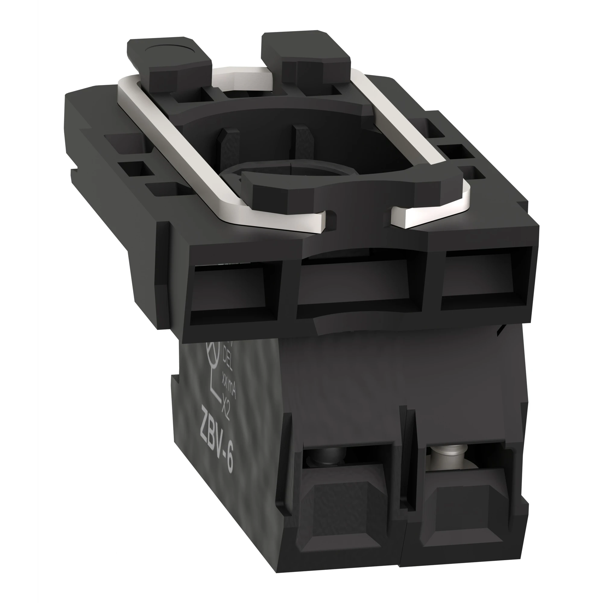 Schneider Electric ZB5AW061 Lampholder with Mounting Flange, Harmony XB5, Plastic, White, Lamp BA9s, 1S, 250V (img_005) Schneider Electric ZB5AW061 Lampholder with Mounting Flange, Harmony XB5, Plastic, White, Lamp BA9s, 1S, 250V (img_005)