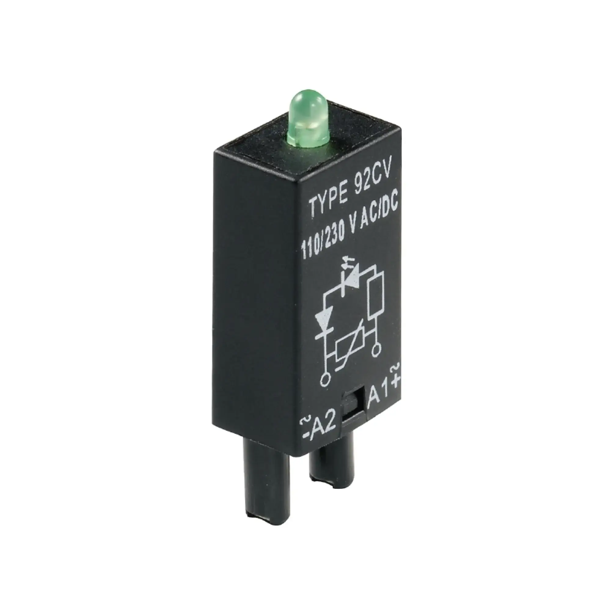 Weidmüller 8713730000 Protective suppressor circuit (relay), RIDERSERIES RCL, 24…60 V DC, Free-wheeling diode, Status indicator: Green LED (img_001)