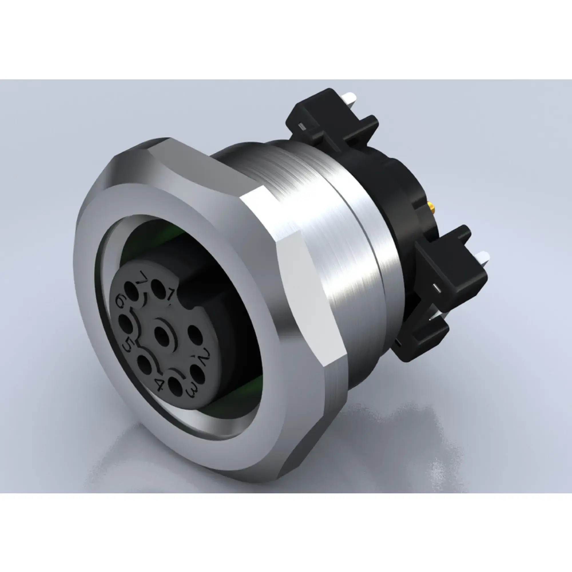 Weidmüller 2423080000 Circular plug connector, installation (PCB connection system), M12, Number of poles: 8, M 14 (img_001)