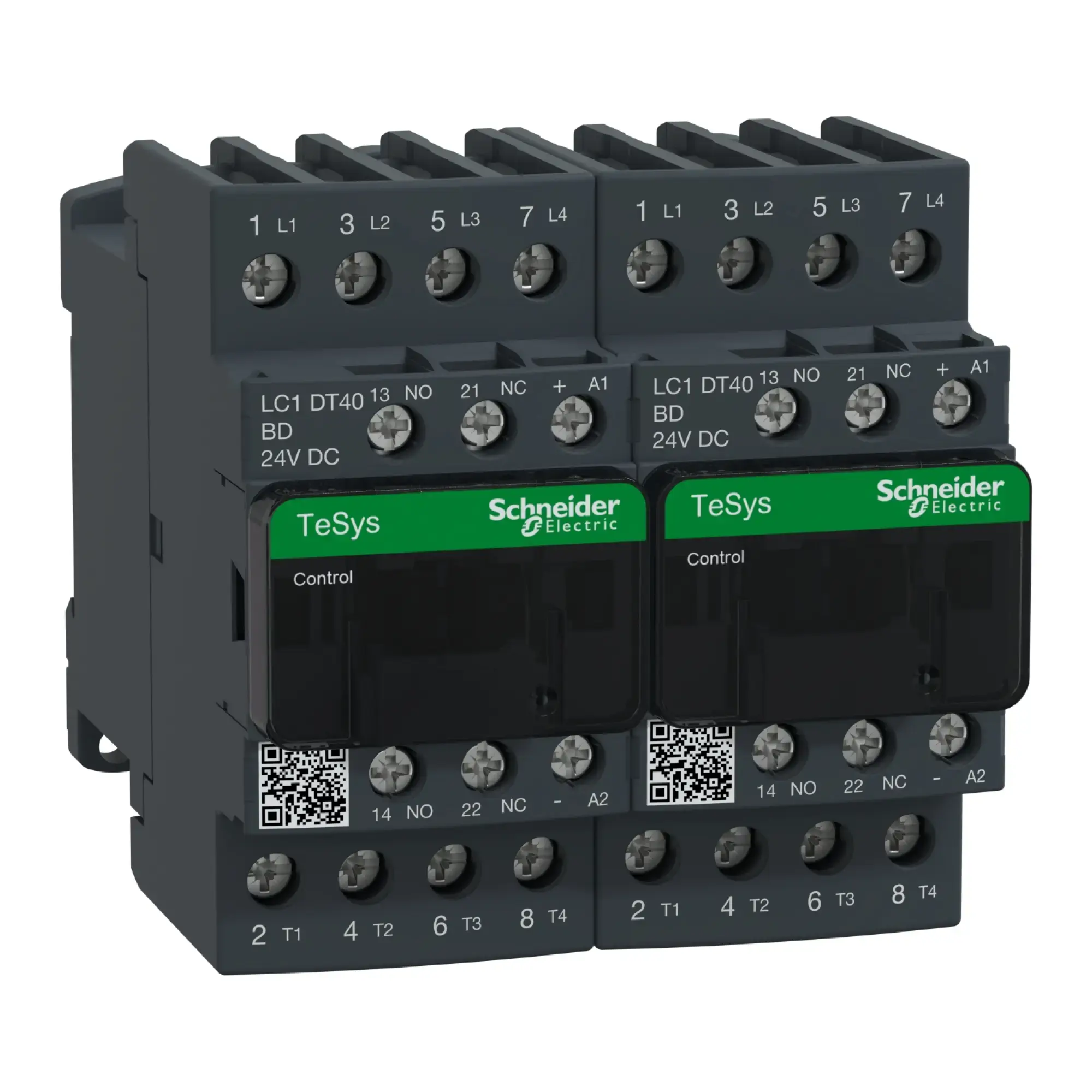 Schneider Electric LC2DT40BD Reversing contactor combination, 4p, 40A/AC1, coil 24V DC (img_002)