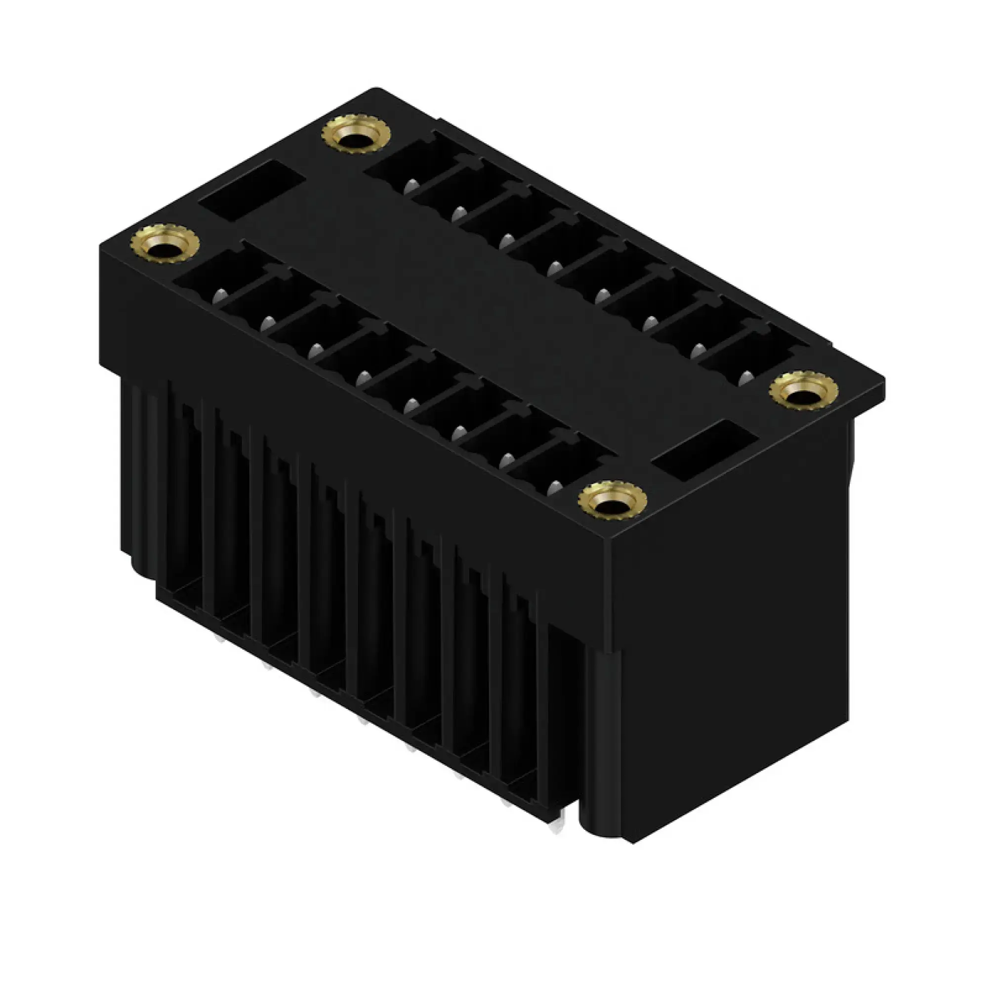 Weidmüller 1030850000 PCB connector (board connection), 160 V, 17.5 A, Pitch in mm: 3.81, Number of poles: 16, THT solder connection, Box (img_001)