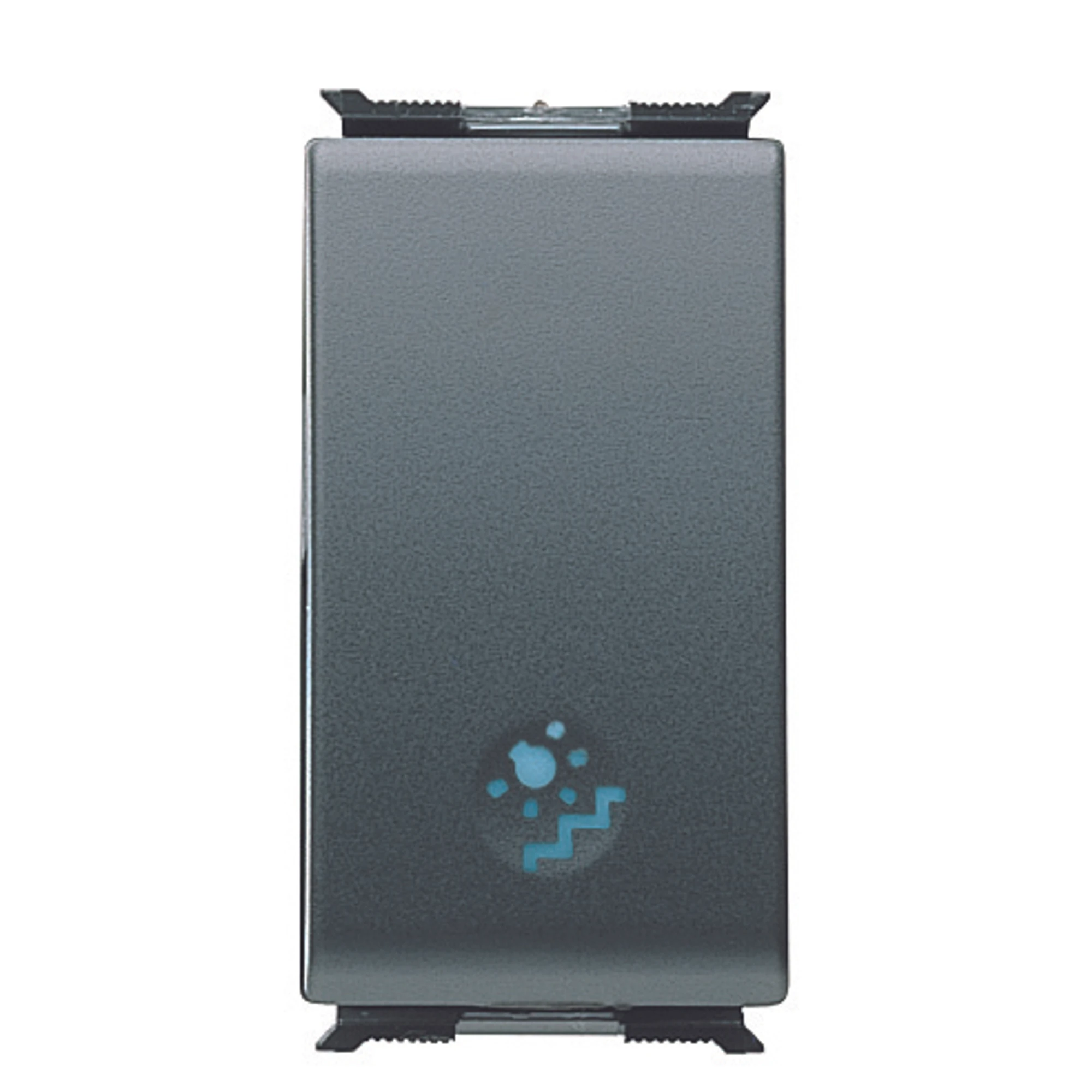 GEWISS GW30027 PUSH-BUTTON 1P 250V ac - NO 16A ILLUMINABLE - SYMBOL: STAIRS - 1 MODULE - PLAYBUS (img_001)