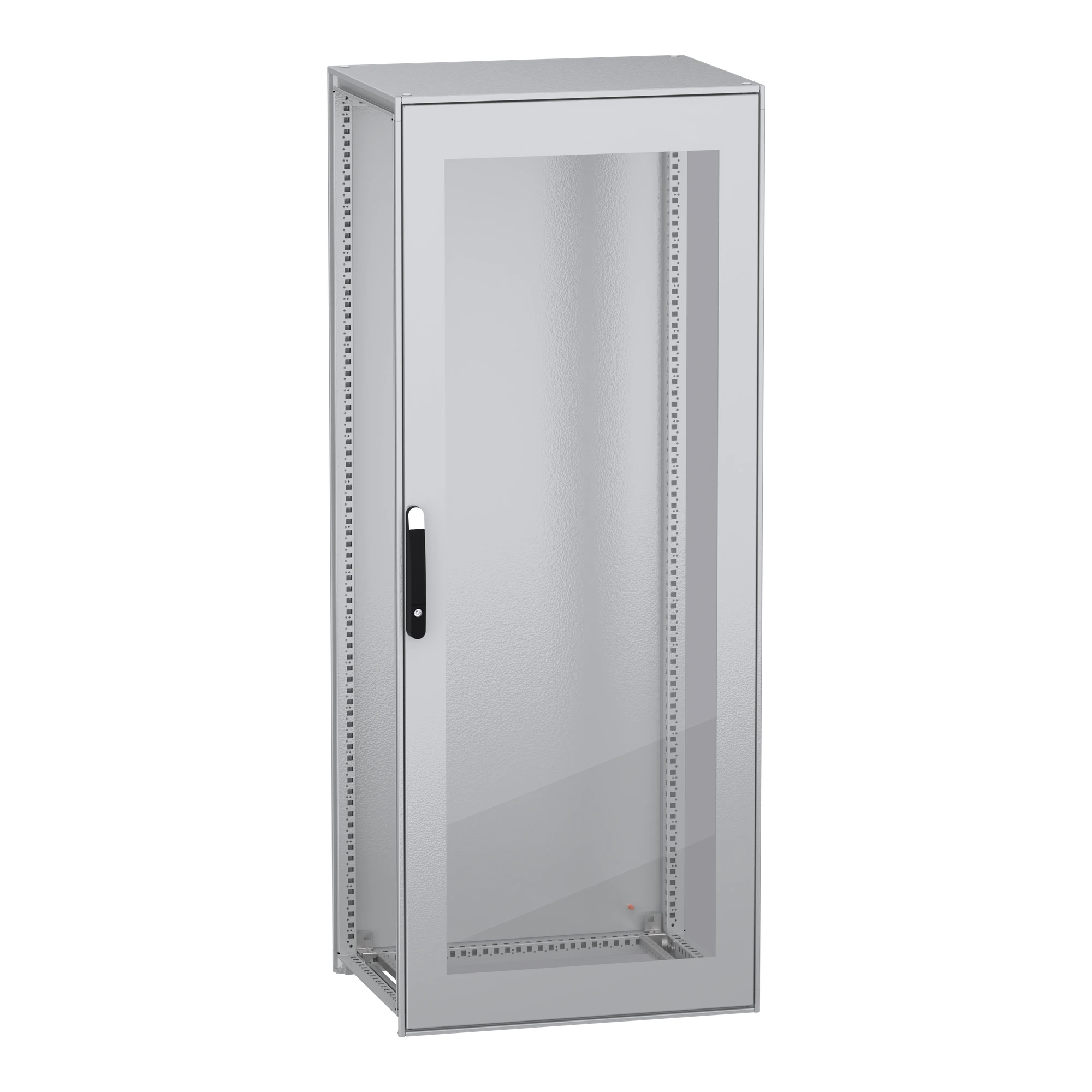 Schneider Electric NSYSFN20860T Floor-standing enclosure, PanelSeT SFN, made of decarbonized steel, without mounting plate, glazed door, assembled, 2000x800x600mm, IP55 (img_001)