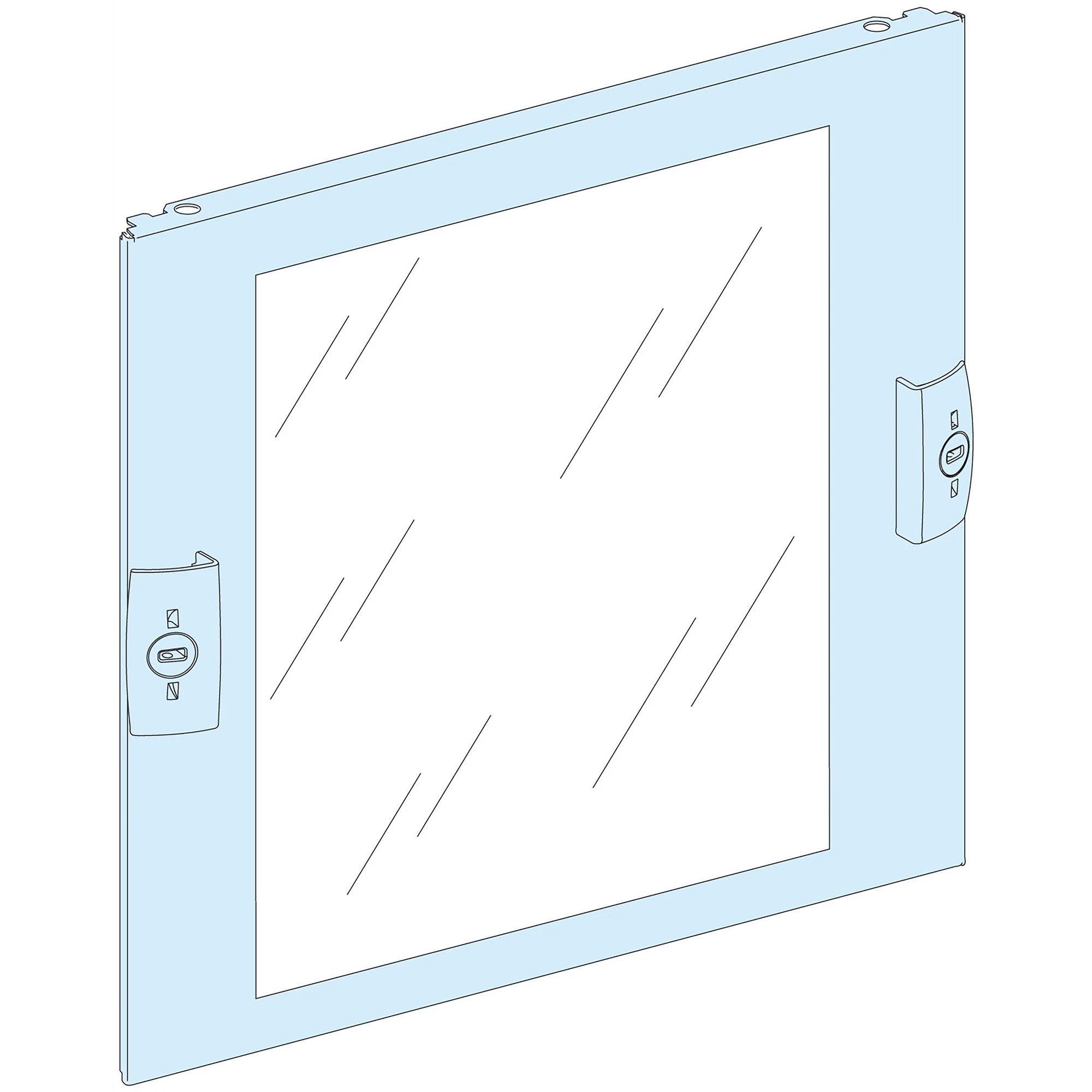 Schneider Electric LVS03354 PrismaSeT-P, Front Panel, with Viewing Window, Width=400mm, Height=9 Modules (img_001) Schneider Electric LVS03354 PrismaSeT-P, Front Panel, with Viewing Window, Width=400mm, Height=9 Modules (img_001)