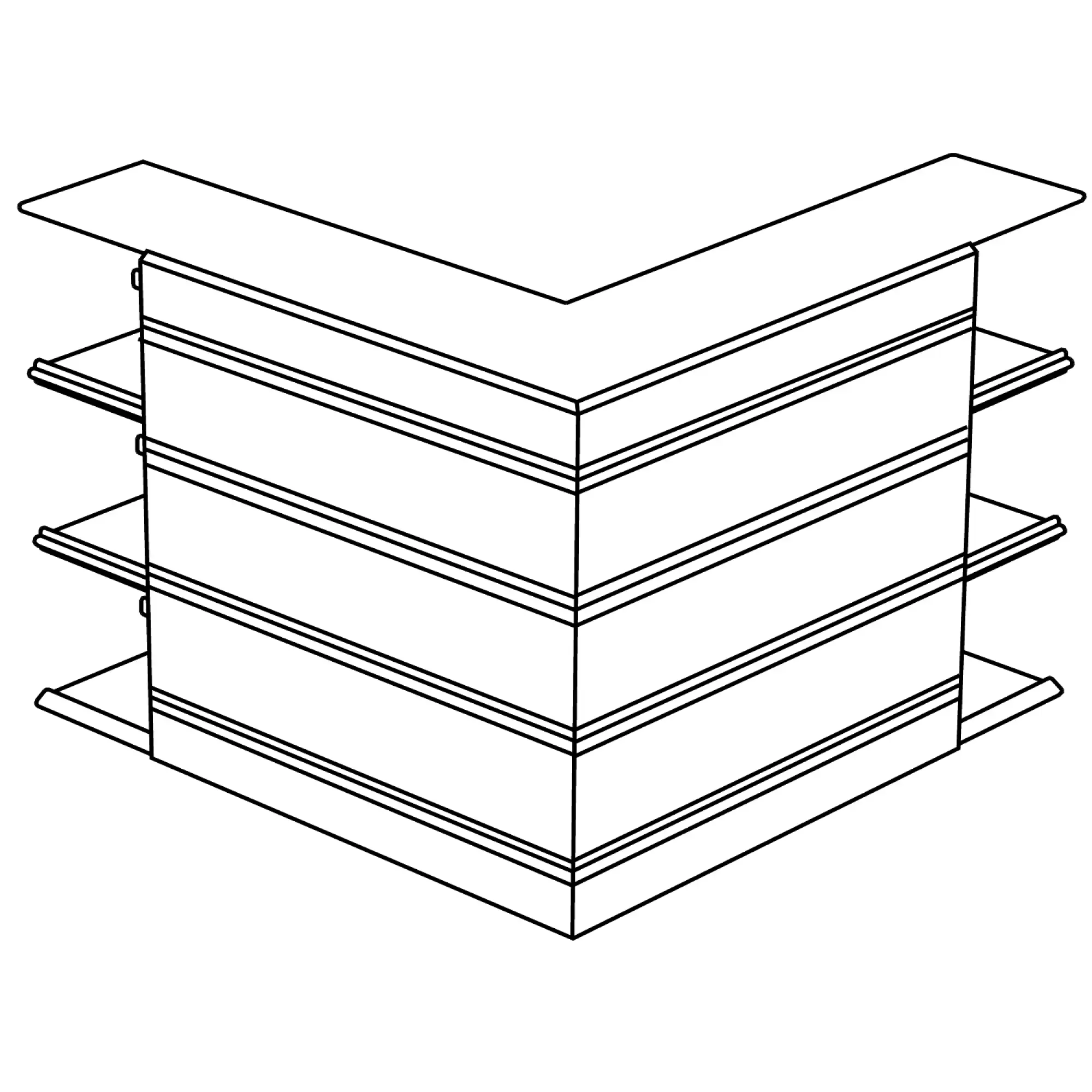 Schneider Electric 5440238 FED Duct External Corner with Cover 123/34 White RAL9016 Type:FED-YH12324 (img_002) Schneider Electric 5440238 FED Duct External Corner with Cover 123/34 White RAL9016 Type:FED-YH12324 (img_002)