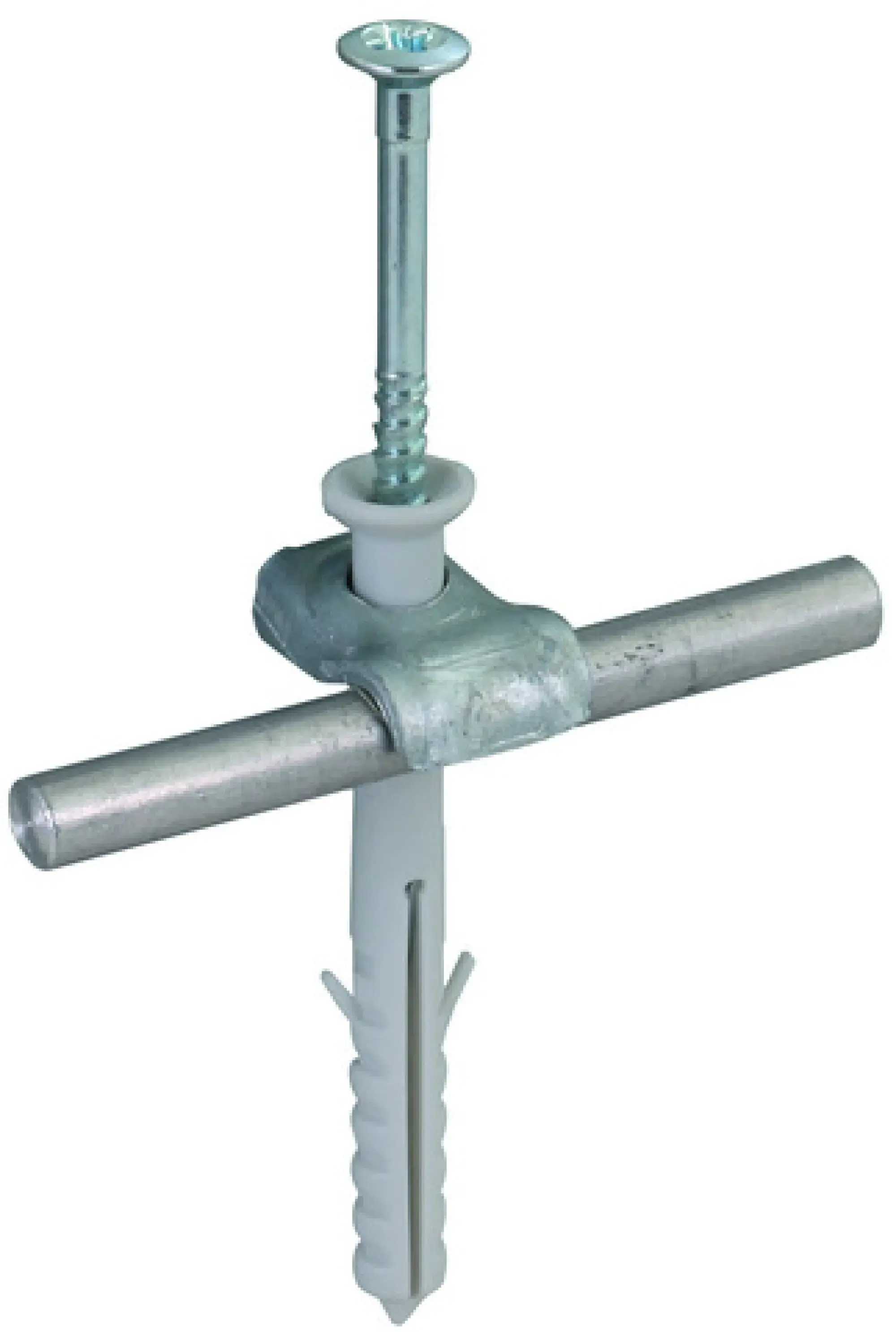 Dehn 390121 Conductor holder DEHNQUICK St/tZn with nail dowel 8x80mm für Rd 6-10mm (img_001) Dehn 390121 Conductor holder DEHNQUICK St/tZn with nail dowel 8x80mm für Rd 6-10mm (img_001)