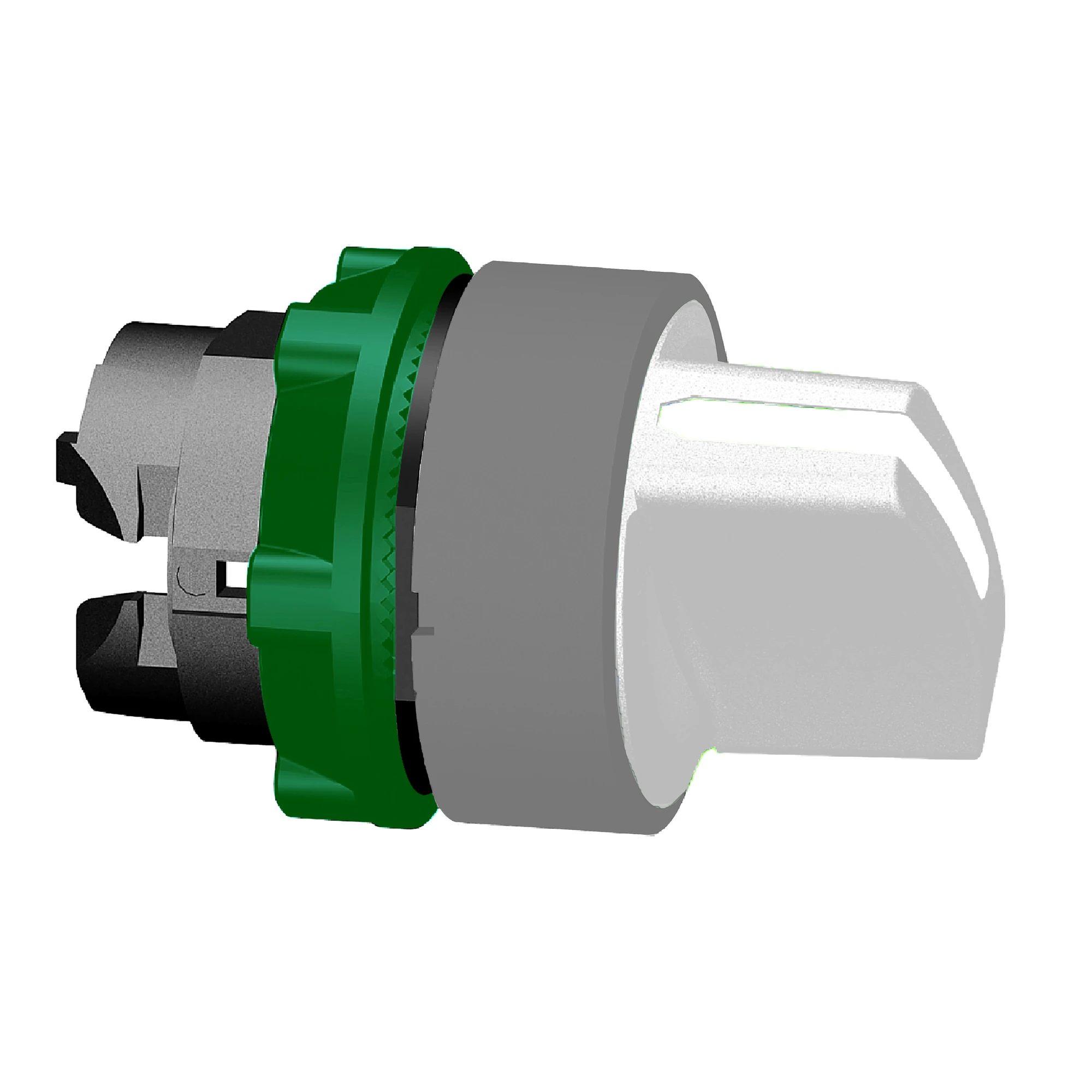 Schneider Electric ZB5ADCUST01 Selector switch, front element, Harmony XB5, plastic, 22mm, custom via configurator (img_001)