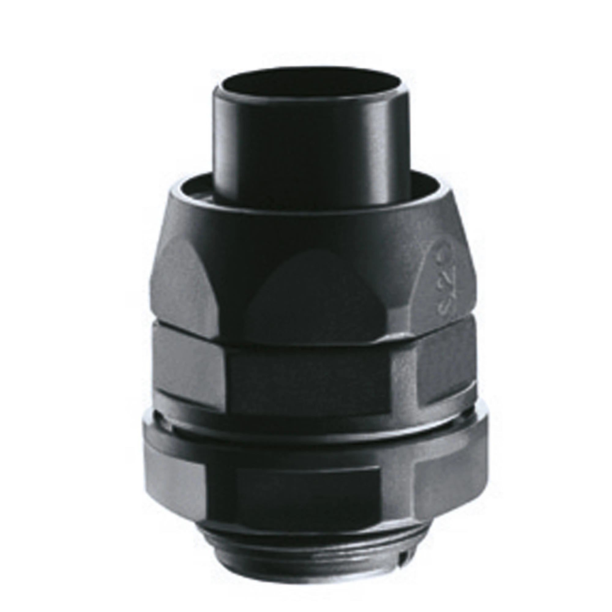 GEWISS DX54310 Verschraubung gerade ¼" drehbar IP54 fuer Schutzschlauch 10 mm schwarz (img_001) GEWISS DX54310 Verschraubung gerade ¼" drehbar IP54 fuer Schutzschlauch 10 mm schwarz (img_001)