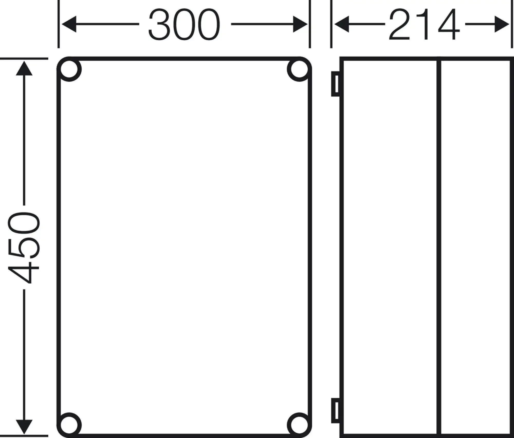 Hensel 2000011 Mi-Leergehäuse, Einbaumaße 275x425x191mm, nicht durchsicht. Deckel Mi 0311 (img_003)