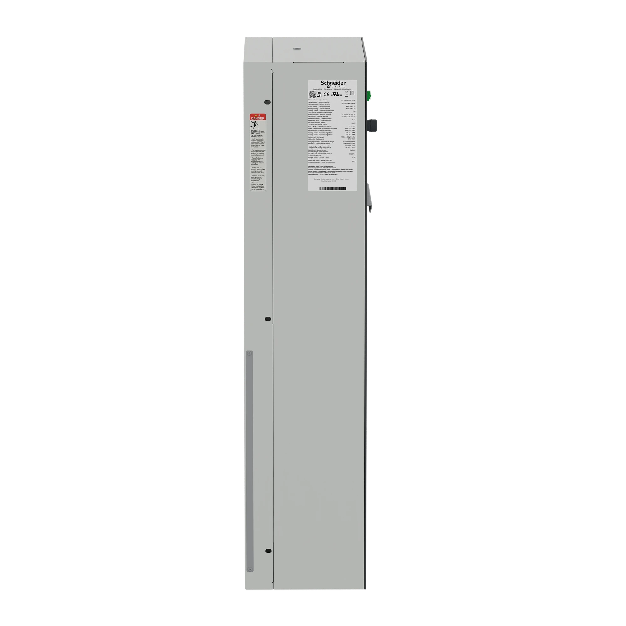 Schneider Electric NSYCUHD2K3P4DG Outdoor Wall-Mounted Cooling Unit, Climasys CU, 2kW, 3 Pole, 380/460V, 50/60Hz, IP55 (img_005) Schneider Electric NSYCUHD2K3P4DG Outdoor Wall-Mounted Cooling Unit, Climasys CU, 2kW, 3 Pole, 380/460V, 50/60Hz, IP55 (img_005)