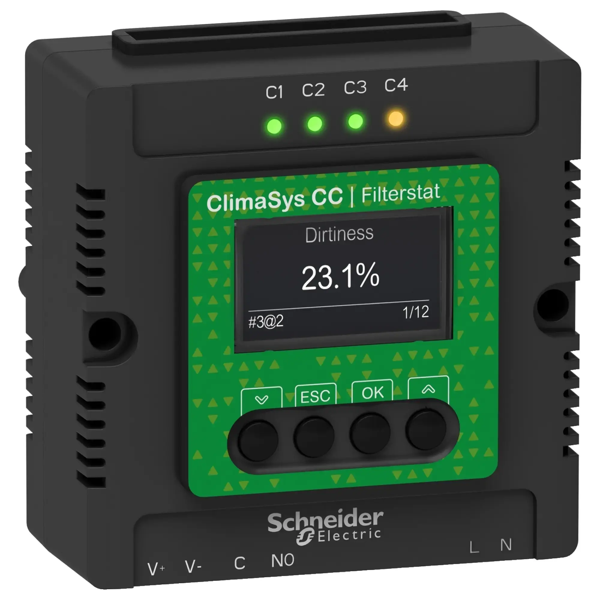 Schneider Electric NSYCCOFST90250V ClimaSys Smart Ventilation - Filterstat Controller, AC, 90-250V (img_002)