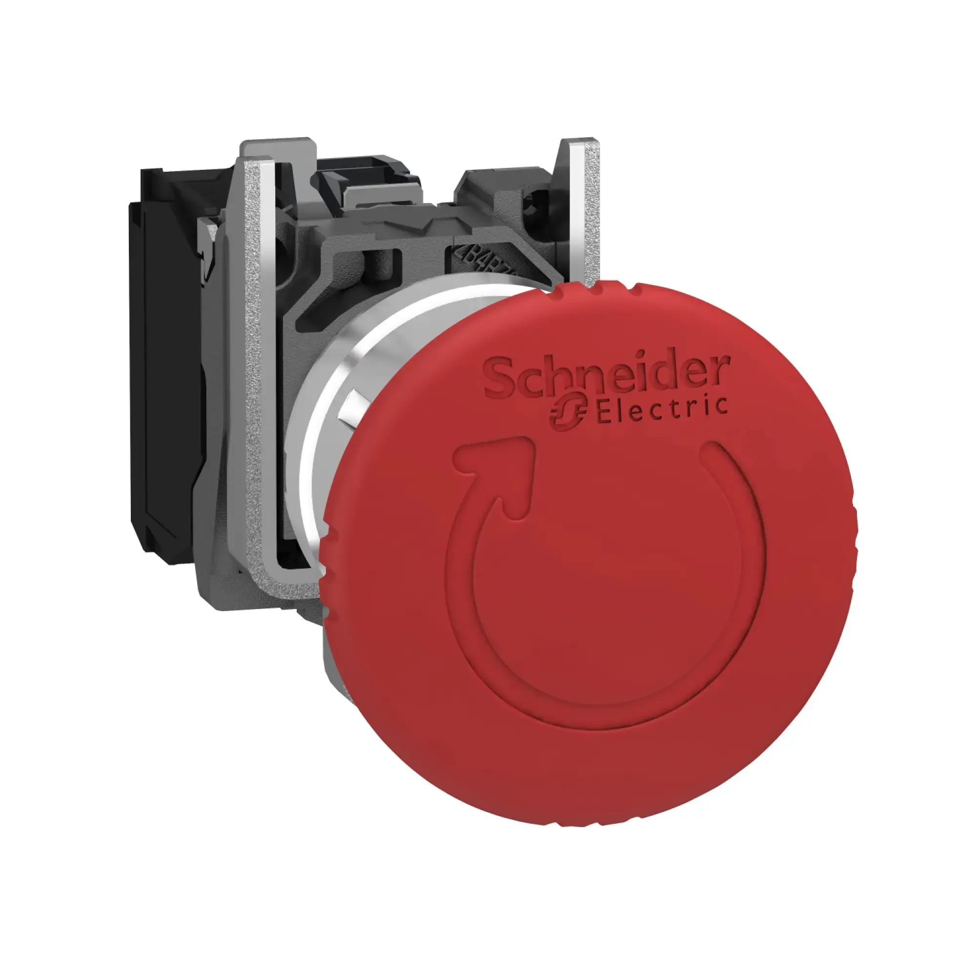 Schneider Electric XB4BS84462 Emergency Stop/Emergency Off Switch, Harmony XB4, Metal, 22mm, Red, Mushroom 40mm, Twist Release, 1NC+1NC with Monitoring Contact (img_010)