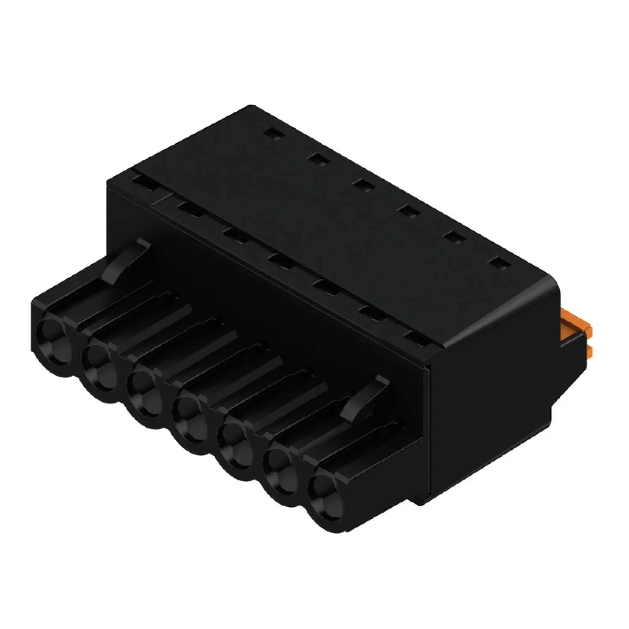Weidmüller 1017730000 PCB connector (wire connection), 320 V, 23 A, Pitch in mm: 5.00, 3.31 mm², Number of poles: 7, PUSH IN with actuator, Box (img_001)