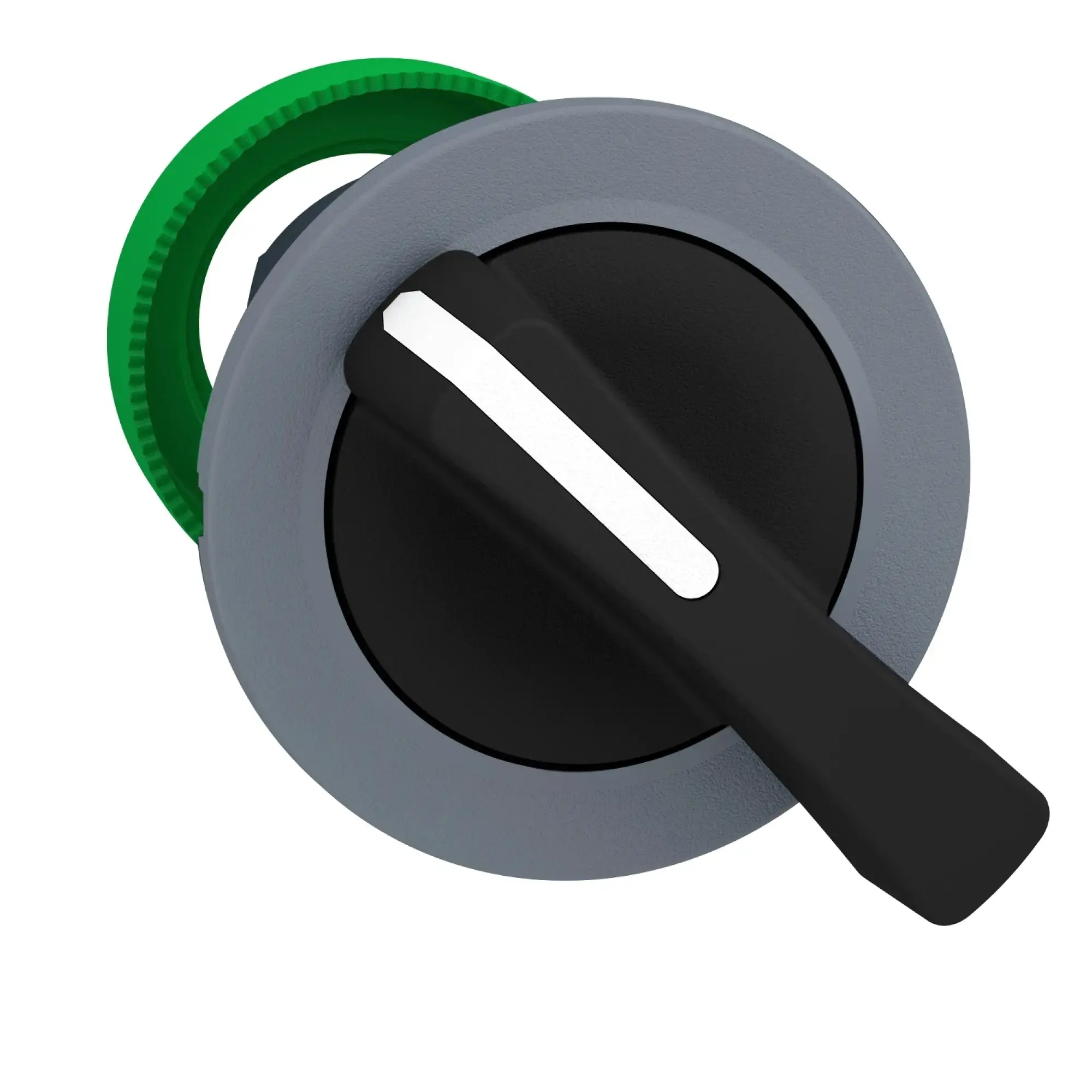 Schneider Electric ZB5FJ8C0 Selector switch, front element, Harmony XB5F, plastic, 30mm, light gray, black, 2 positions, long toggle, momentary (img_002) Schneider Electric ZB5FJ8C0 Selector switch, front element, Harmony XB5F, plastic, 30mm, light gray, black, 2 positions, long toggle, momentary (img_002)