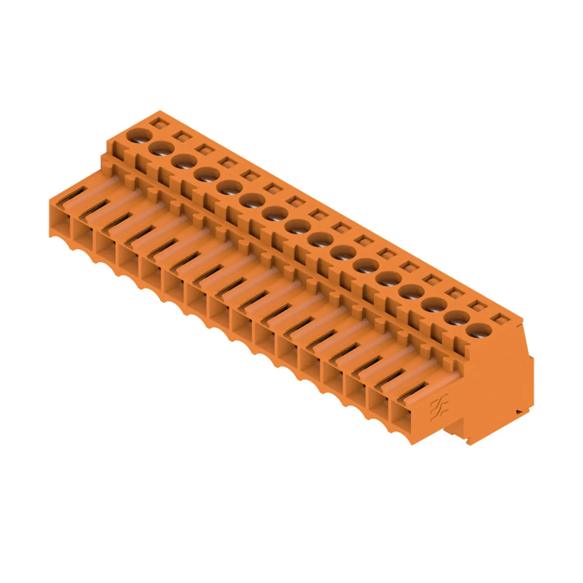 Weidmüller 1597500000 PCB connector (wire connection), 160 V, 17 A, Pitch in mm: 3.50, 1.5 mm², Number of poles: 16, Clamping yoke connection, Box (img_001) Weidmüller 1597500000 PCB connector (wire connection), 160 V, 17 A, Pitch in mm: 3.50, 1.5 mm², Number of poles: 16, Clamping yoke connection, Box (img_001)