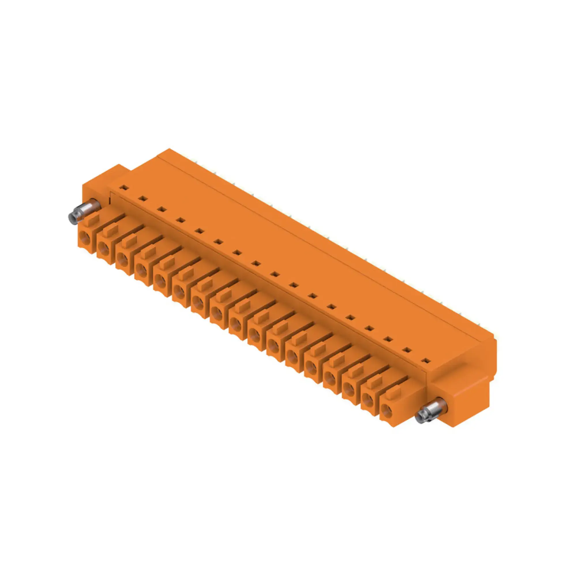 Weidmüller 1970850000 PCB connector (wire connection), 160 V, 17.5 A, Pitch in mm: 3.81, 1.5 mm², Number of poles: 17, PUSH IN with actuator, Box (img_001)