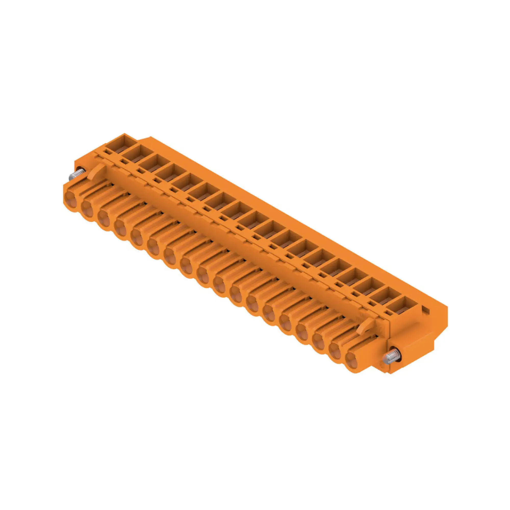 Weidmüller 1949960000 PCB connector (wire connection), 320 V, 23 A, Pitch in mm: 5.08, 4 mm², Number of poles: 18, Clamping yoke connection, Box (img_001)