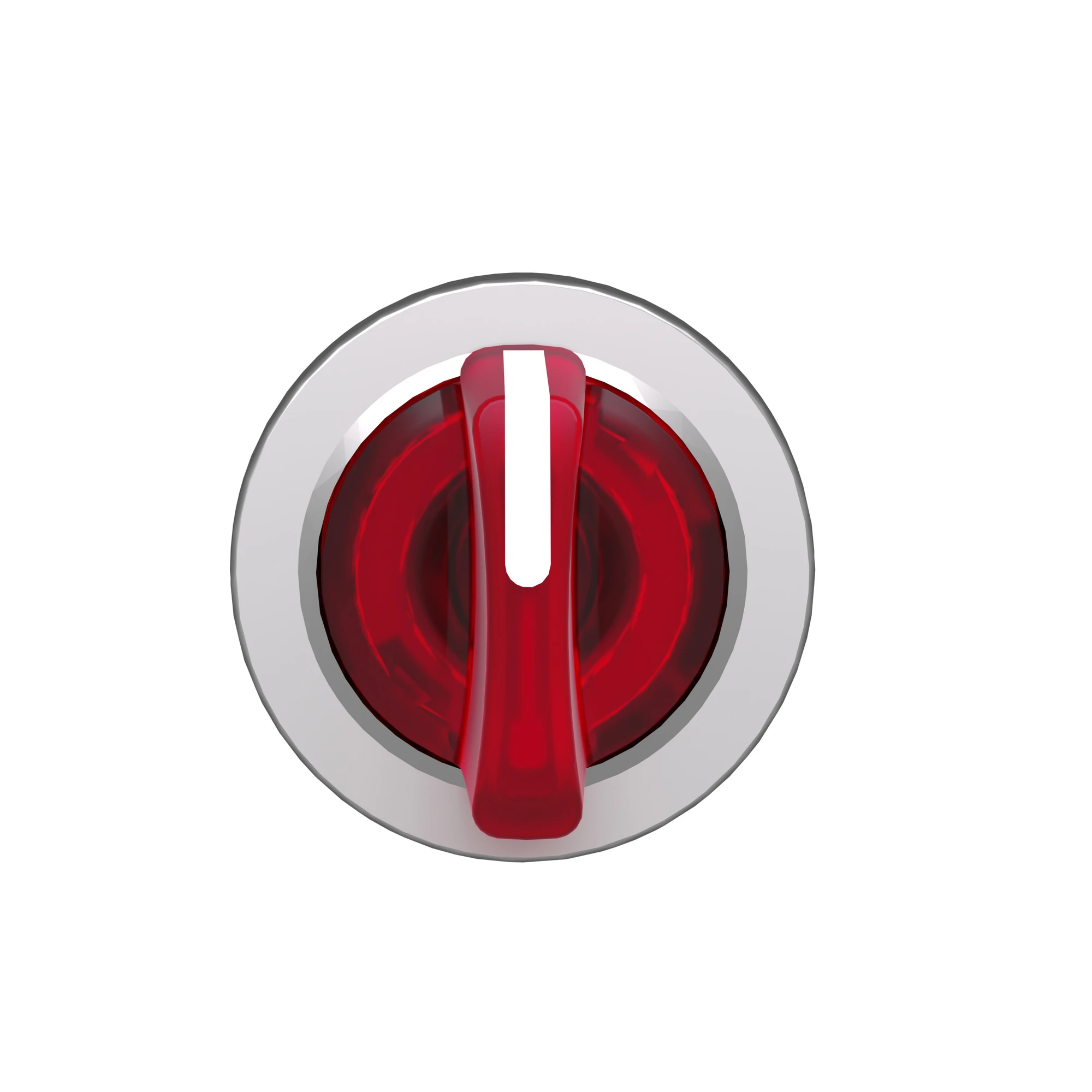 Schneider Electric ZB4FK1843 Illuminated selector switch, front element, Harmony XB4F, metal, 30mm, red, for universal LED, 3 positions, momentary right (img_005)