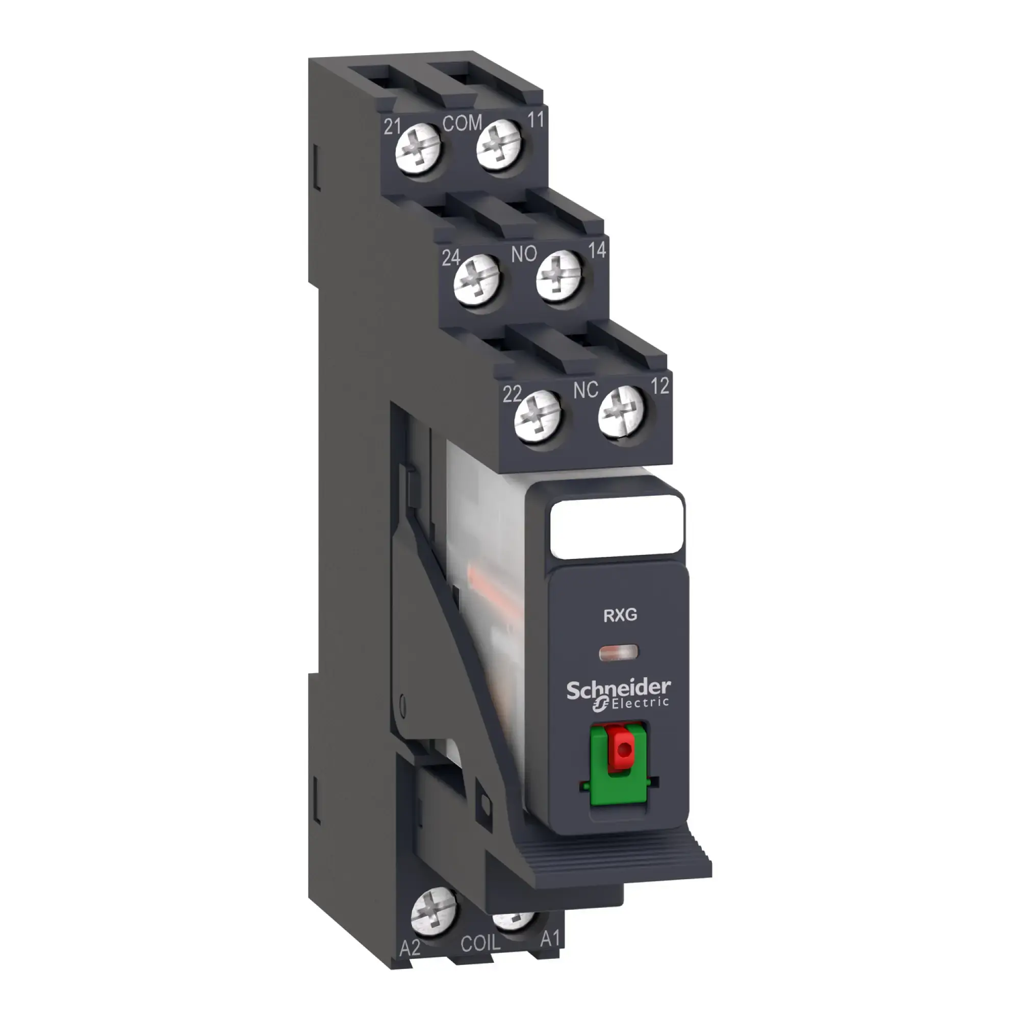 Schneider Electric RXG21P7PV Interface relay 2CO 5A 230VAC Test button Socket Bracket Varistor+LED mounted (img_009)