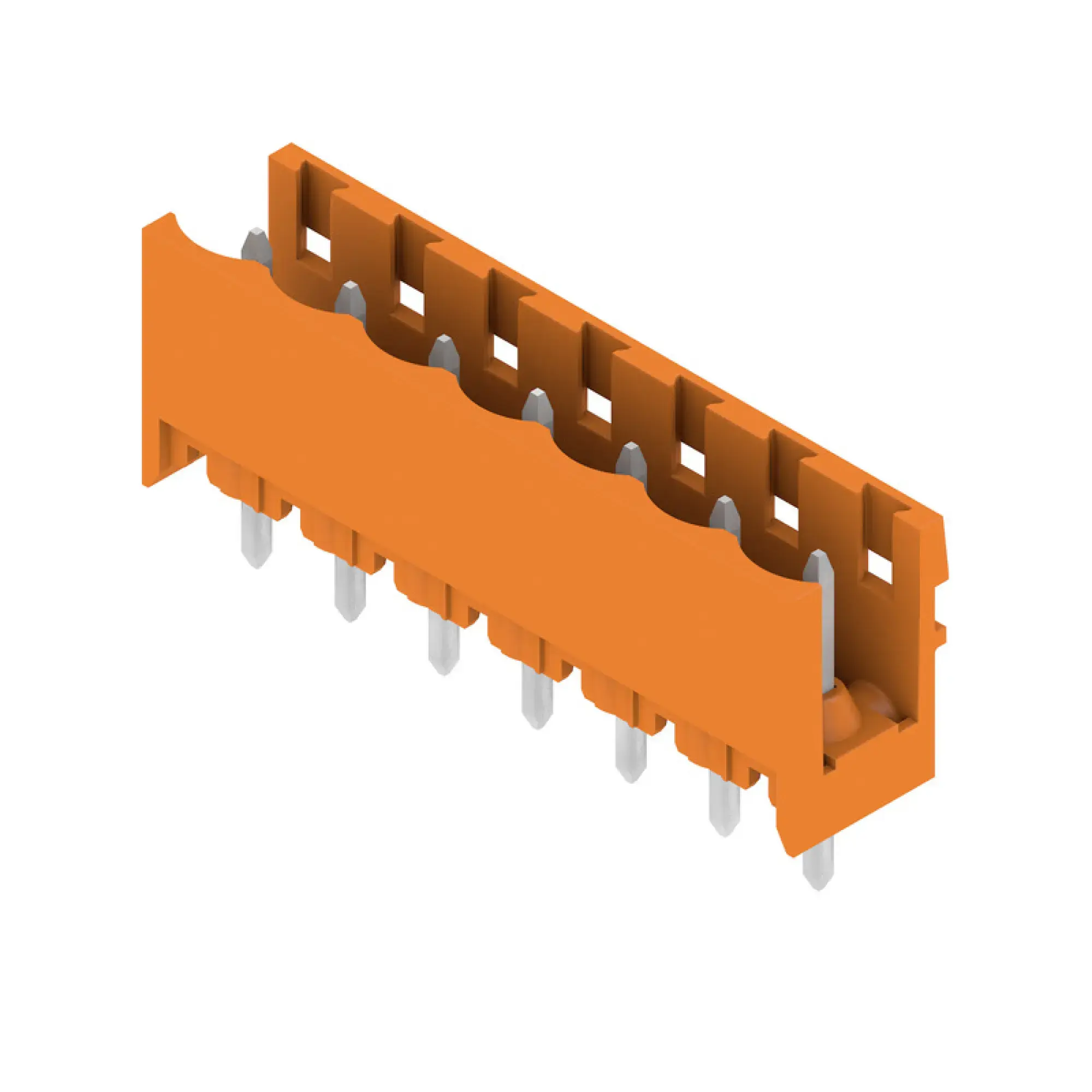 Weidmüller 2496310000 PCB connector (board connection), 320 V, 24 A, Pitch in mm: 5.08, Number of poles: 7, THT solder connection, Box (img_001)