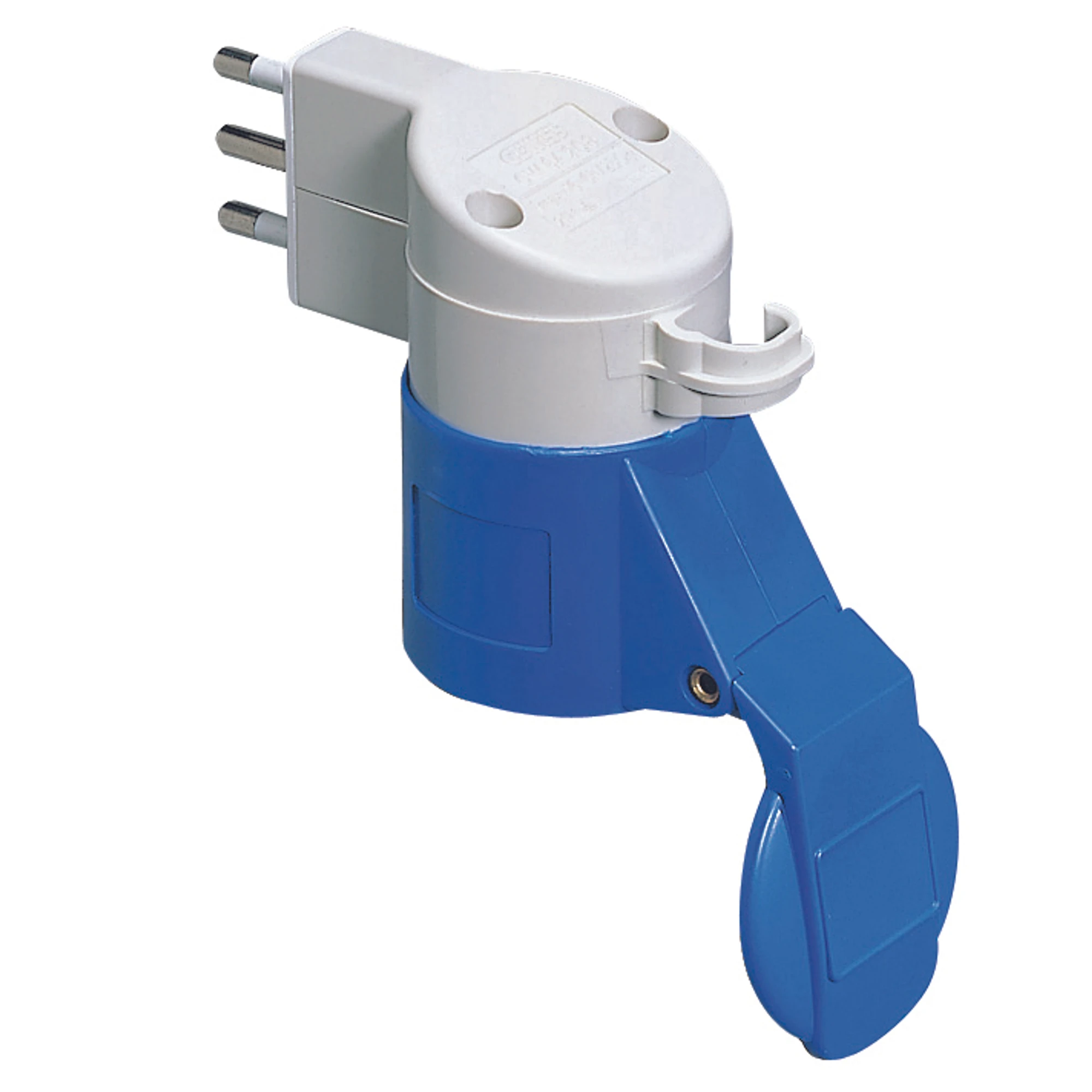 GEWISS GW64208 Adapter italienischer Standard auf IEC Steckdose 230V 16A 3P 6h IP44 (img_001)