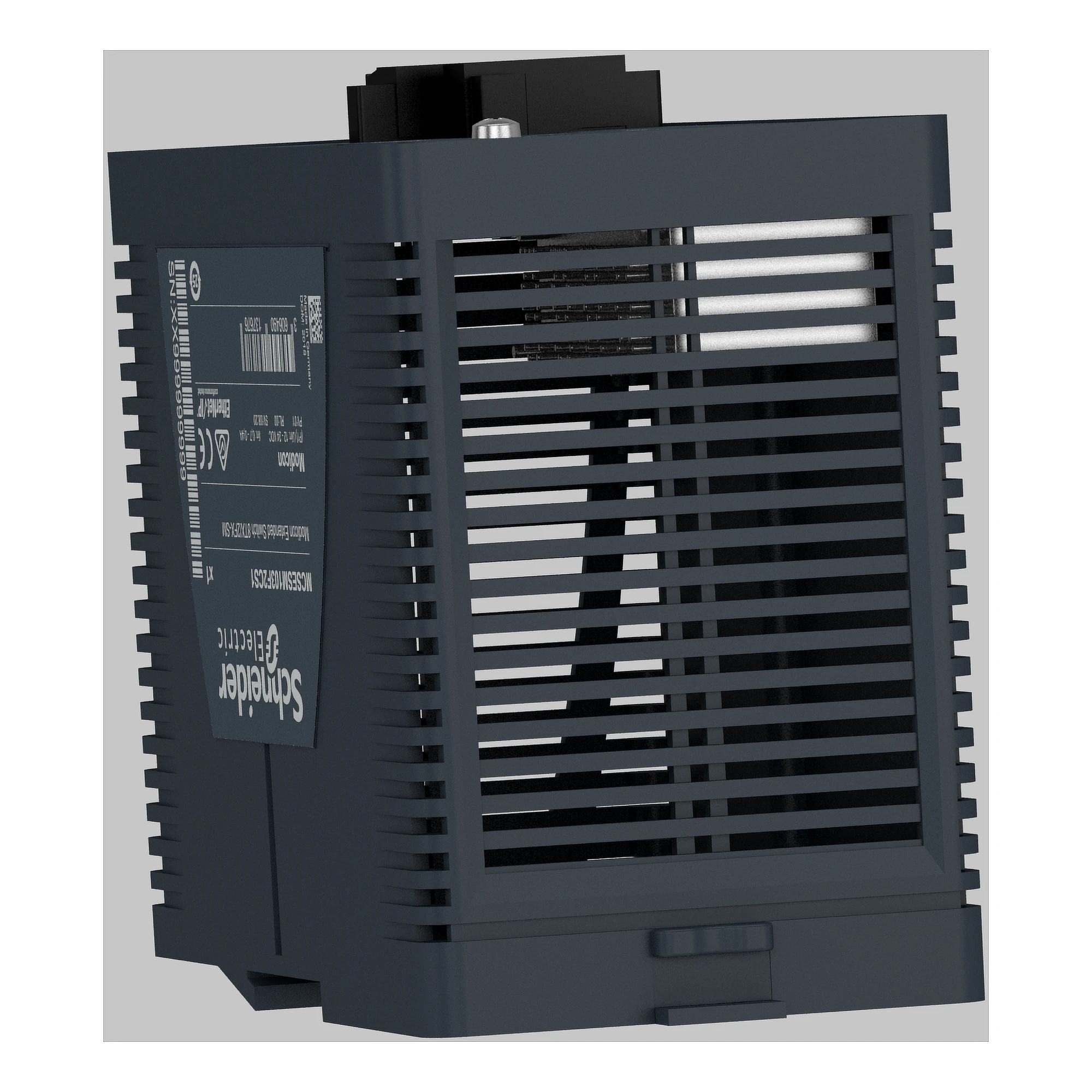 Schneider Electric MCSESM103F2CS1 Modicon Extended Managed Switch, 8 Copper Ports (8TX 10/100 Mbps) + 2 Singlemode Fiber Ports (2FX-SM 100 Mbps) (img_003) Schneider Electric MCSESM103F2CS1 Modicon Extended Managed Switch, 8 Copper Ports (8TX 10/100 Mbps) + 2 Singlemode Fiber Ports (2FX-SM 100 Mbps) (img_003)